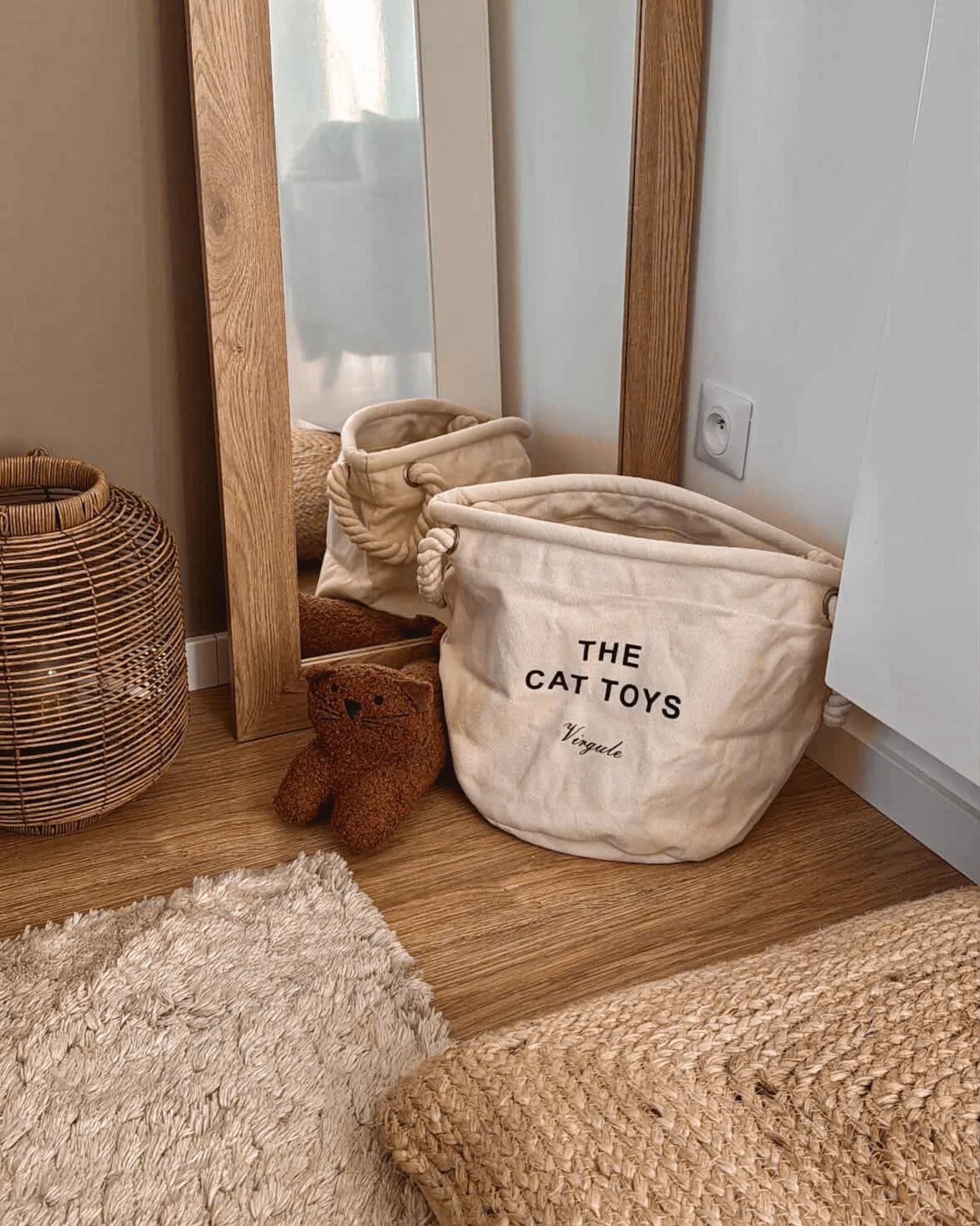 Panier à jouets personnalisé (𝘱𝘳𝘦́𝘯𝘰𝘮) ⋮ THE TOYS