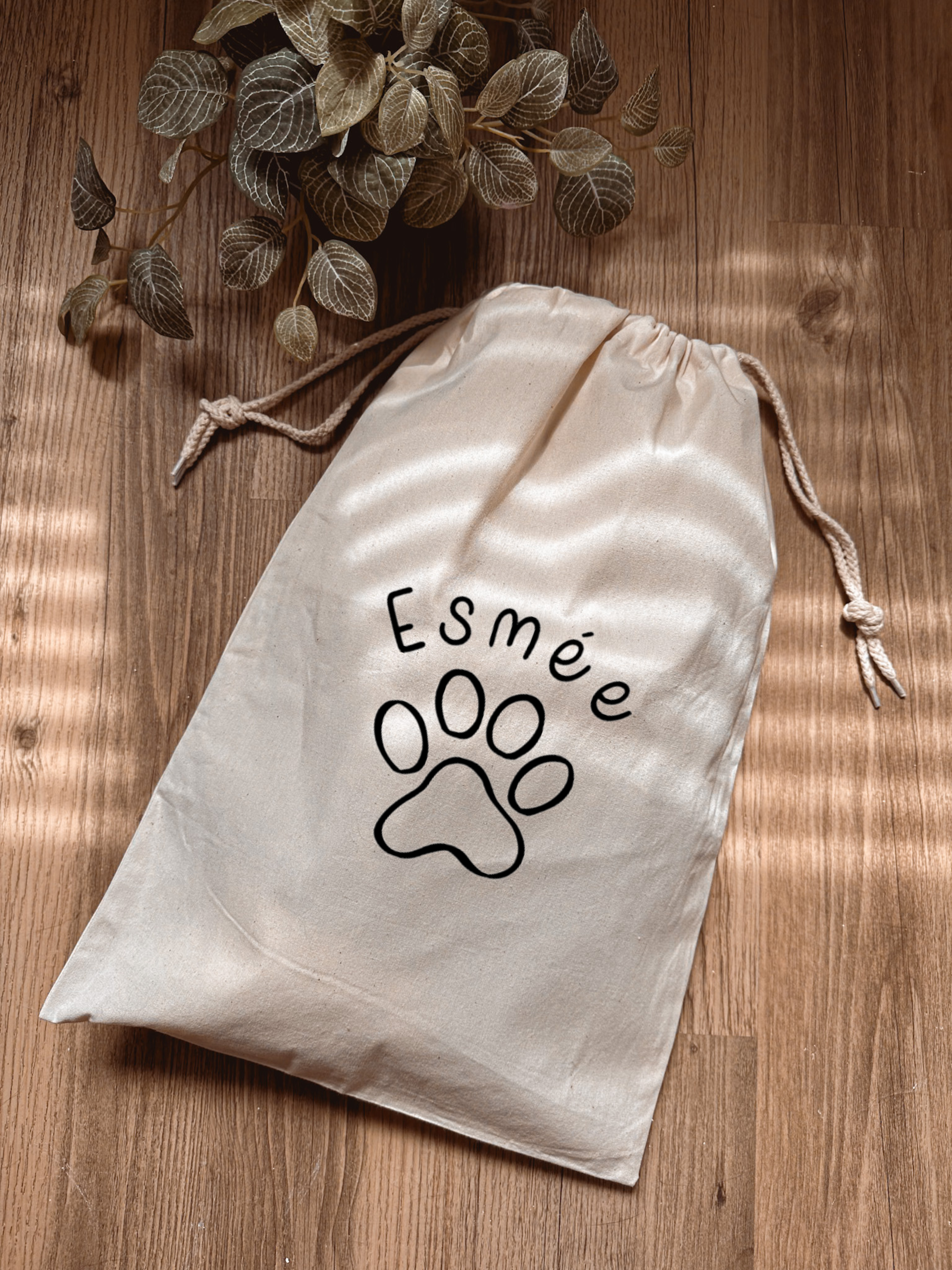 Sac à double cordon ⋮ Petite patte - À personnaliser