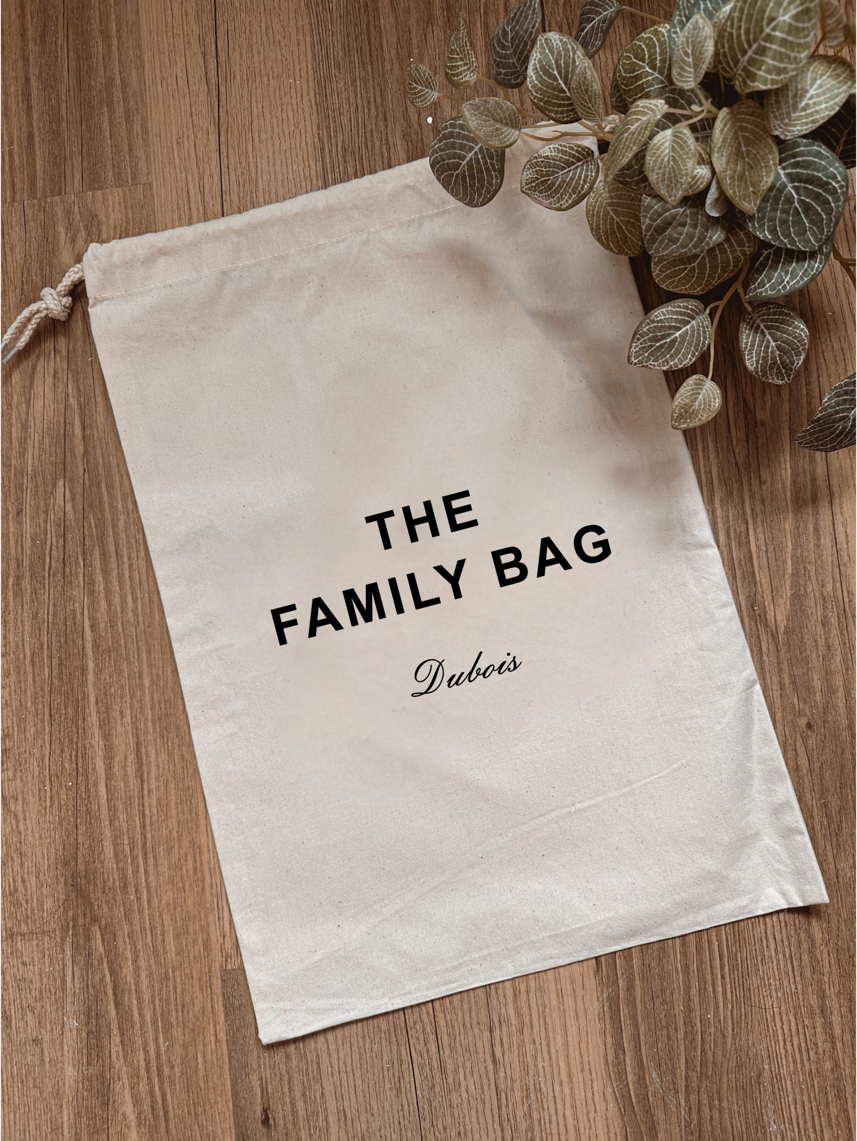 Sac à double cordon ⋮ The family bag