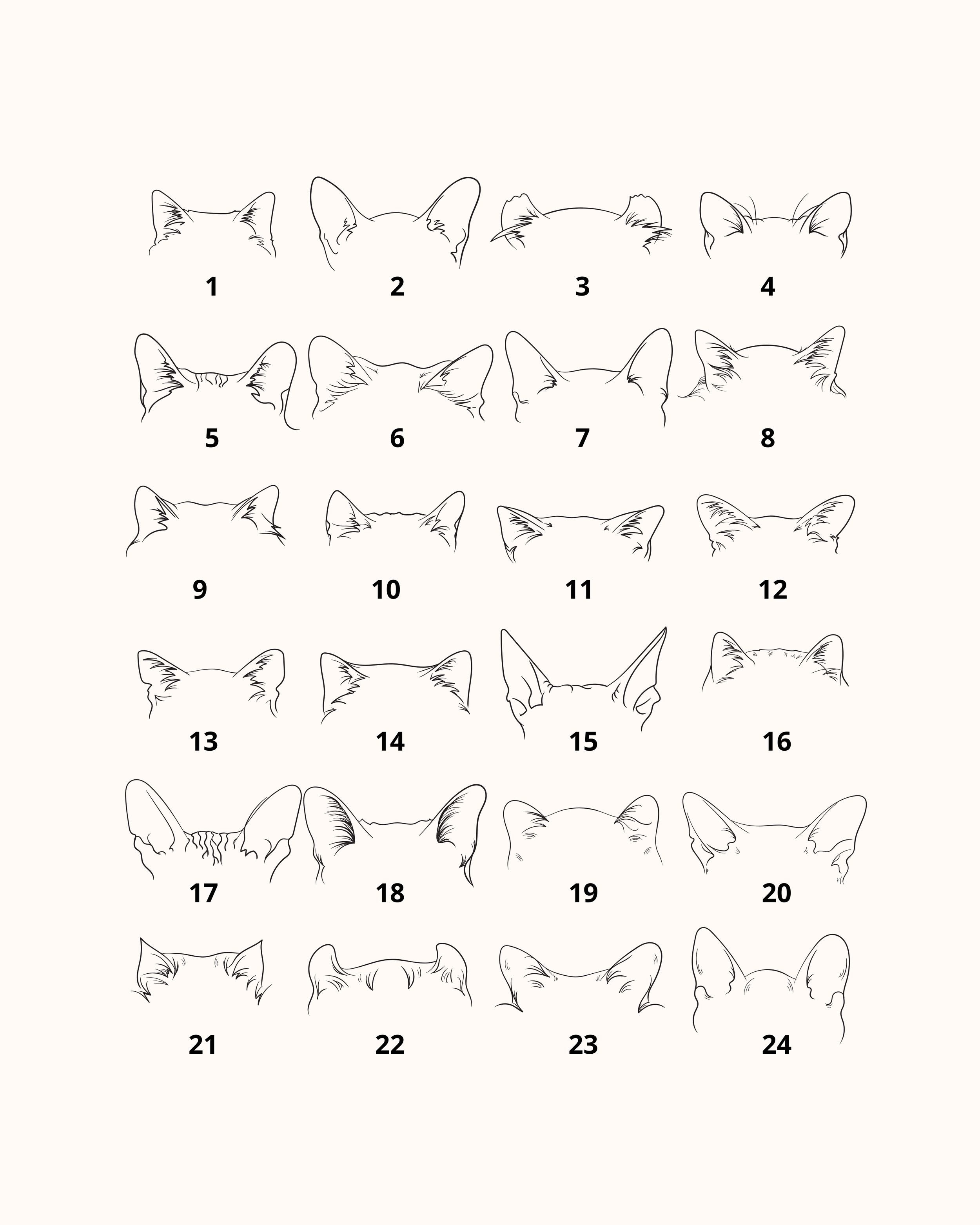 Tote bag ⋮ Oreilles de chat