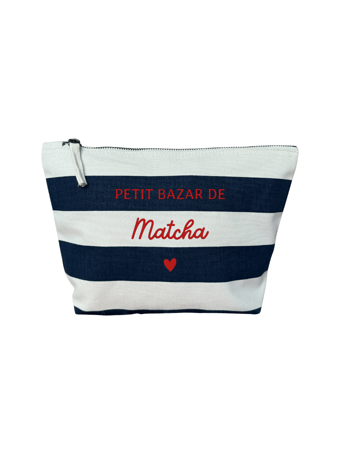 Trousse marinière personnalisée (𝘱𝘳𝘦́𝘯𝘰𝘮 & 𝘪𝘤𝘰̂𝘯𝘦) ⋮ Petit bazar