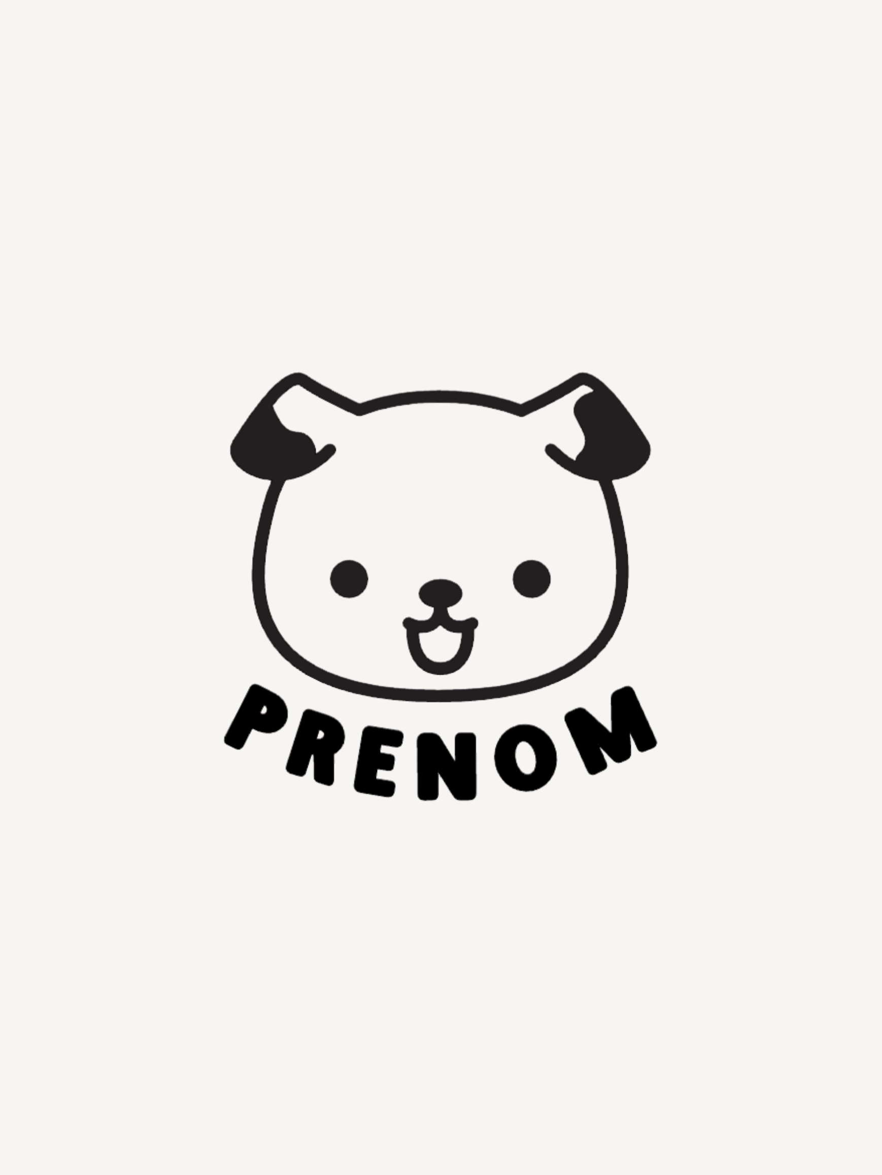 Bocal ⋮ Tête de chien