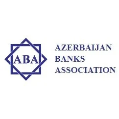 Logo der Azerbaijan Banks Association mit einem Stern und dem Namen in Englisch.