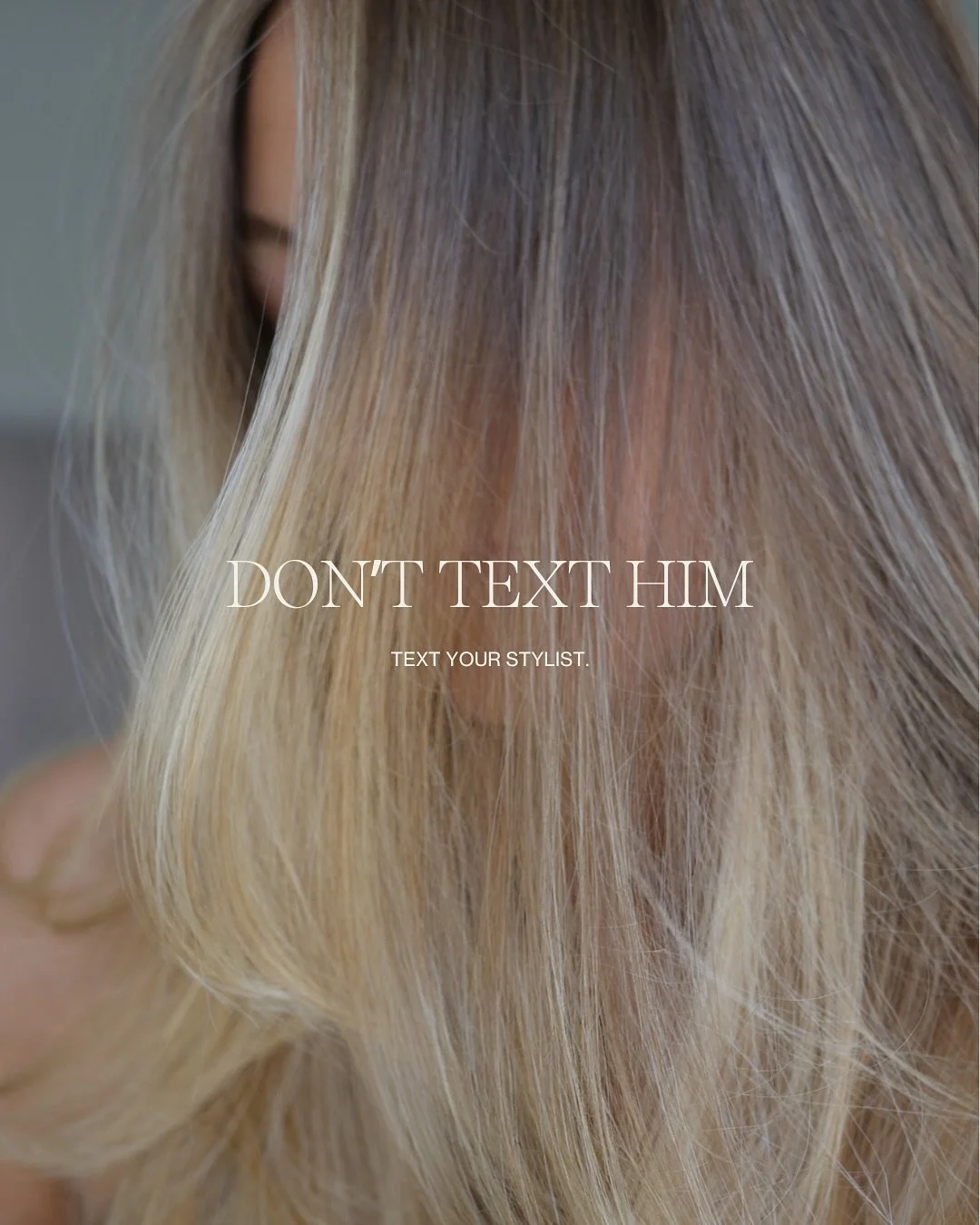 Don&rsquo;t text him&hellip;Text us☁️ While he&rsquo;s out there being mediocre, we&rsquo;re putting our full efforts into giving you the transformation you actually deserve   Book your spot now - link in bio or DM us✨