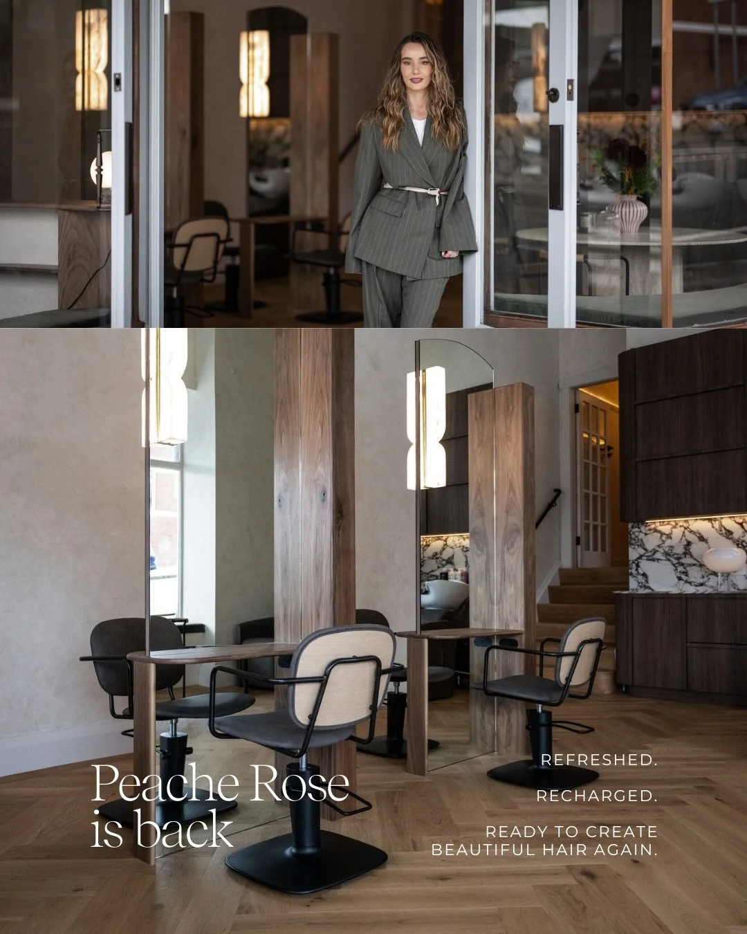 We&rsquo;re back, refreshed, inspired, and ready for a new season of beautiful hair. The doors are open, the chairs are full, and we&rsquo;re so excited to welcome you back into the Peache Rose space. From lived-in colour to healthy shine and effortl