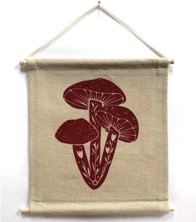 Make and Print a Mushroom Pennant