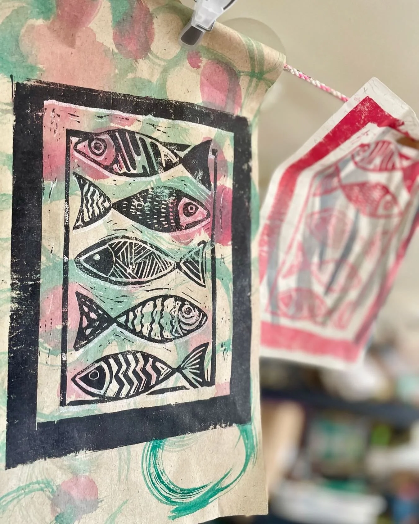 Adult Beginner&rsquo;s Lino print workshop - Sunday 19 th April 10-1:30. A couple of spaces left ! Come and join me for some creative fun xx