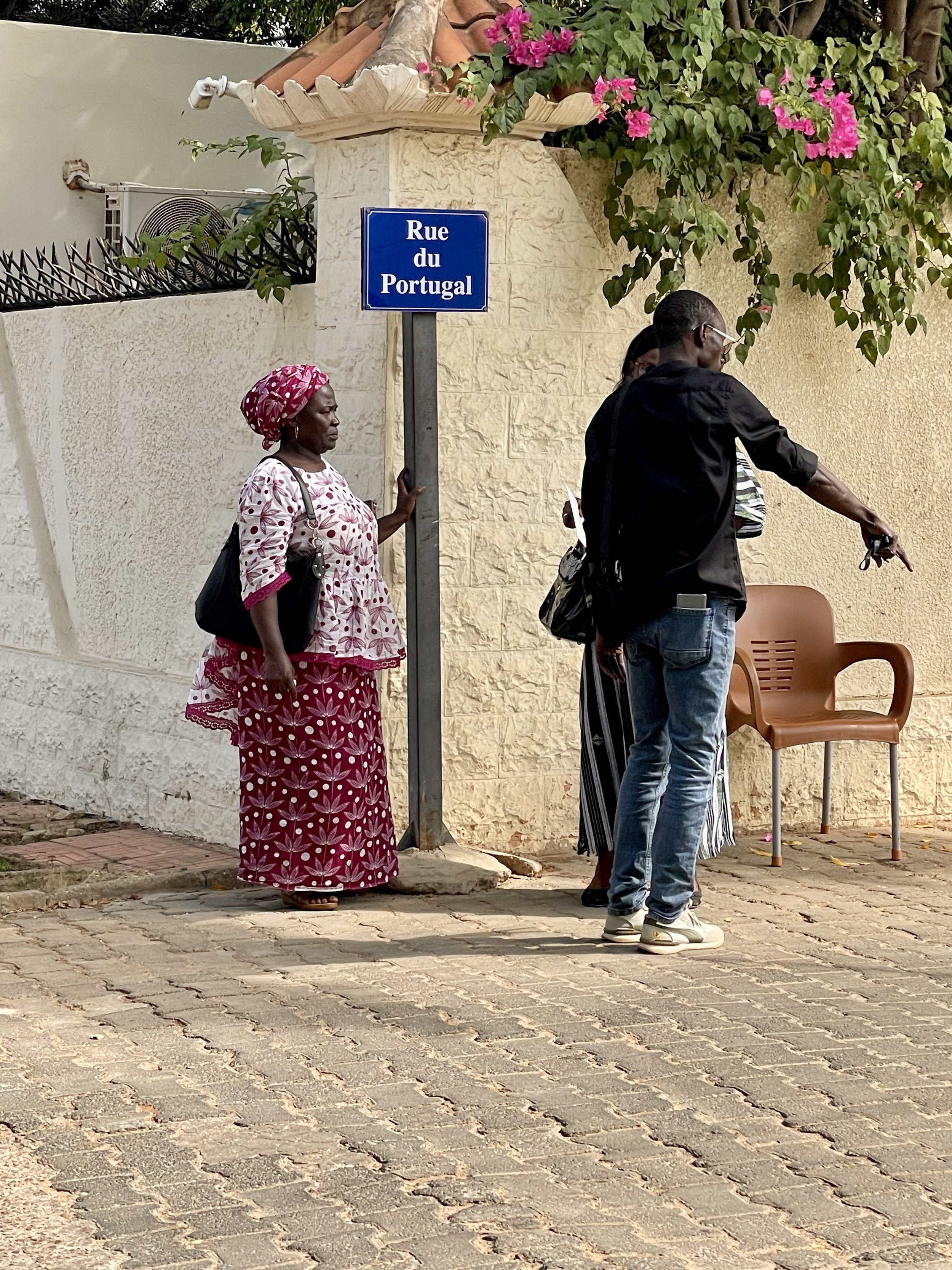 Rue du Portugal in Dakar, Senegal