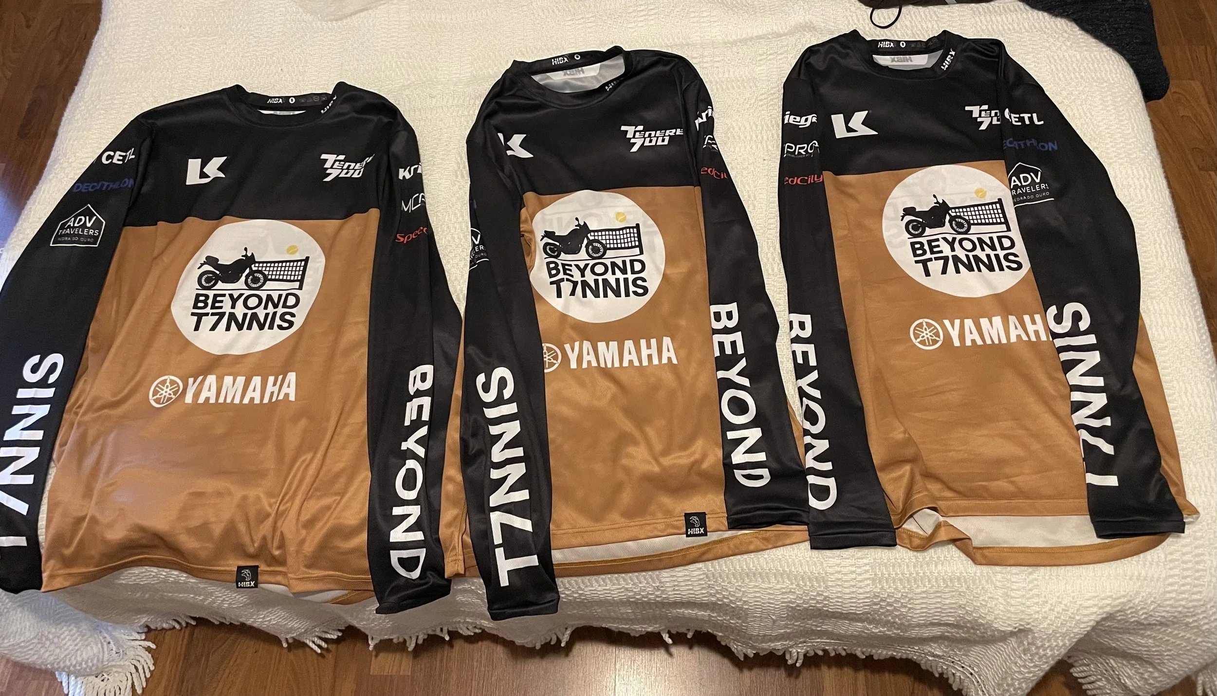 Beyond T7nnis official Dakar mission Jersey