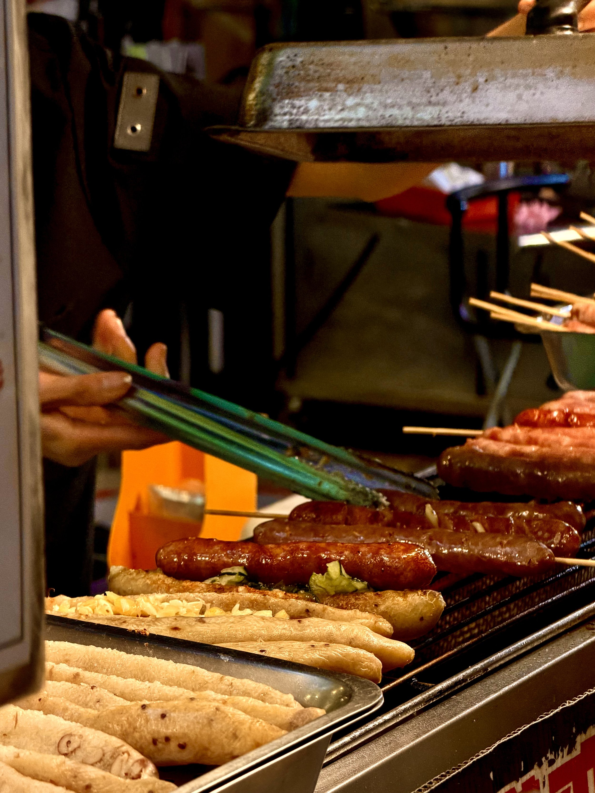 Taiwan street food hot dog