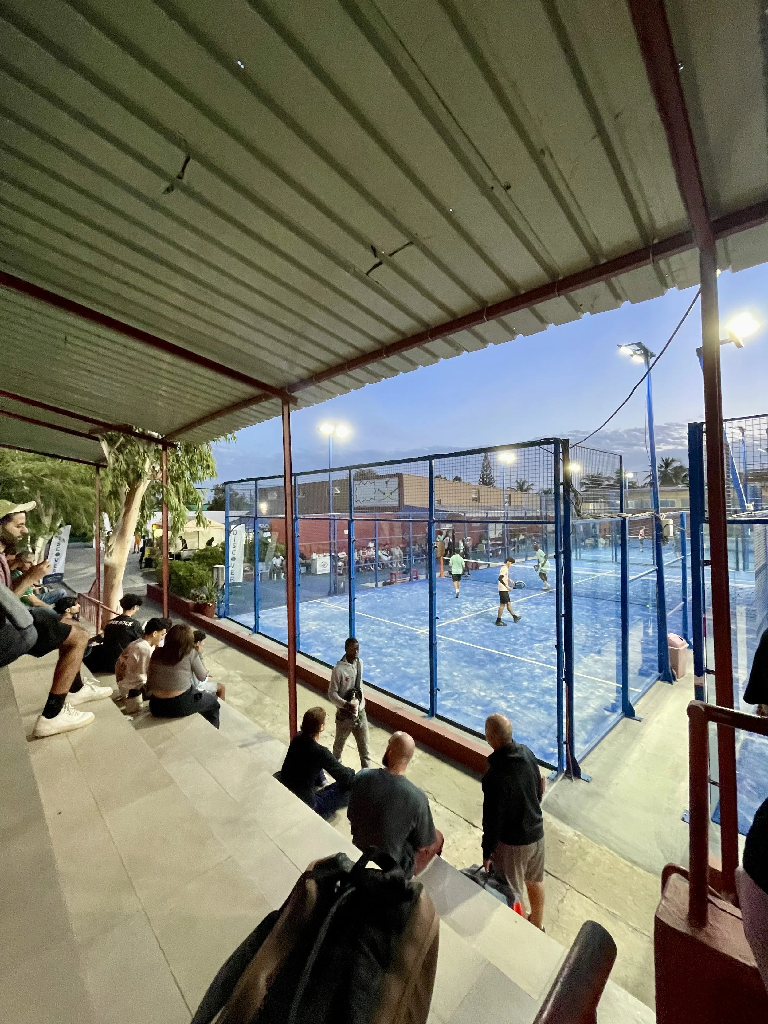 Paddle match in Olympique Club Dakar