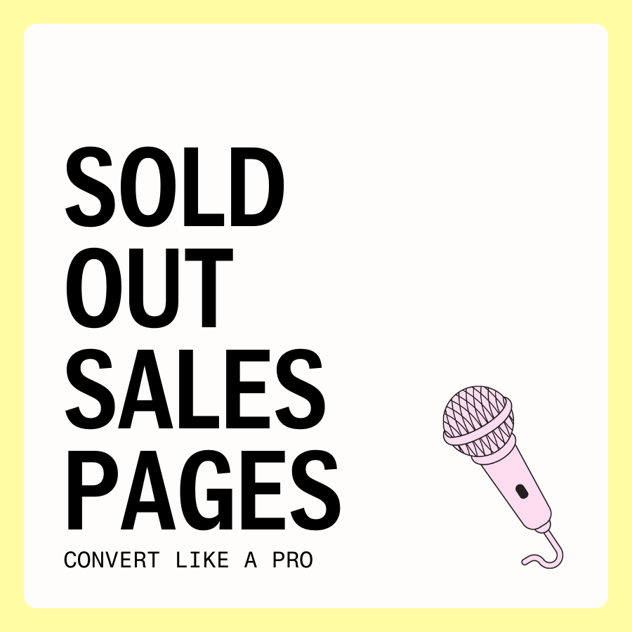 Sold Out Sales Pages