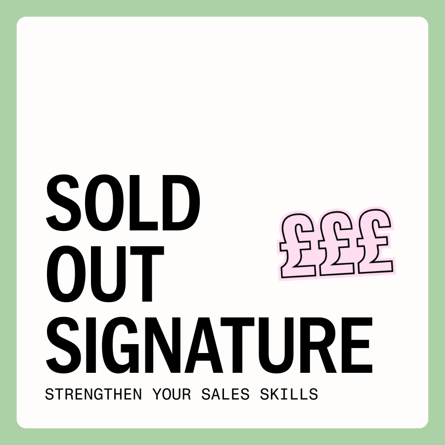 Sold Out Signature