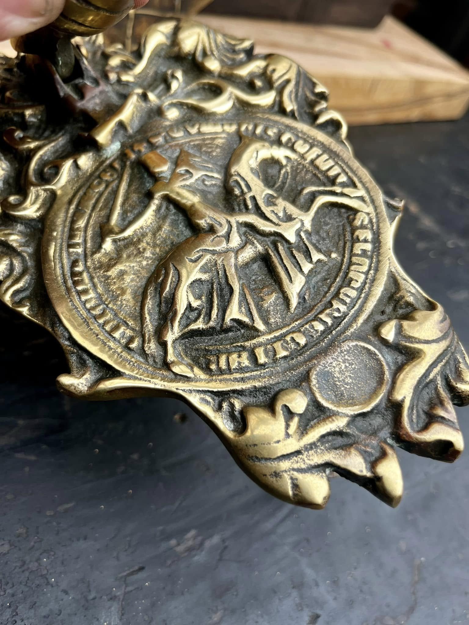 antique, collectible, medieval decor, vintage brass,