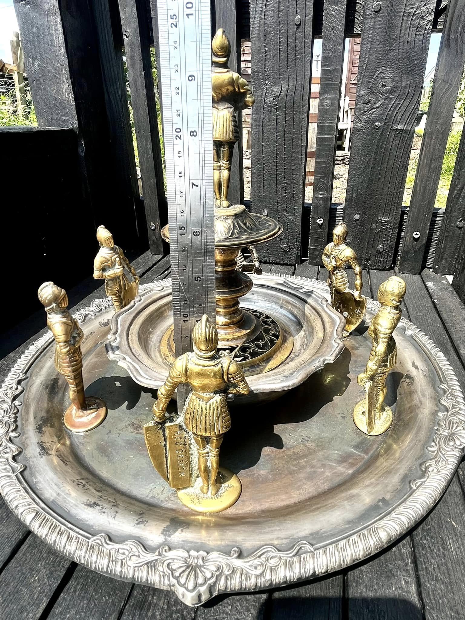King Arthur Antique Roundtable Brass Art