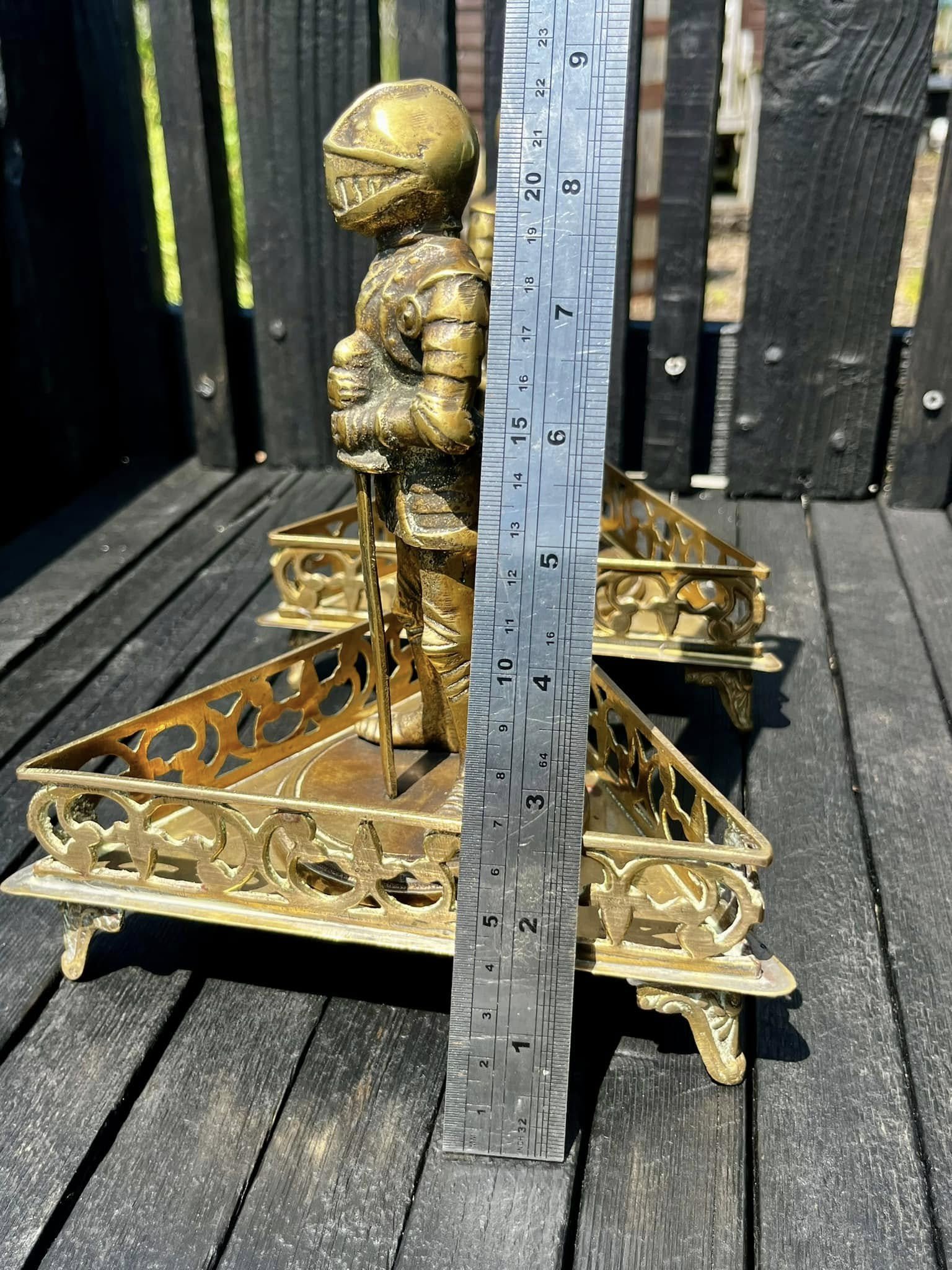 King Arthur Antique Roundtable Brass Knight