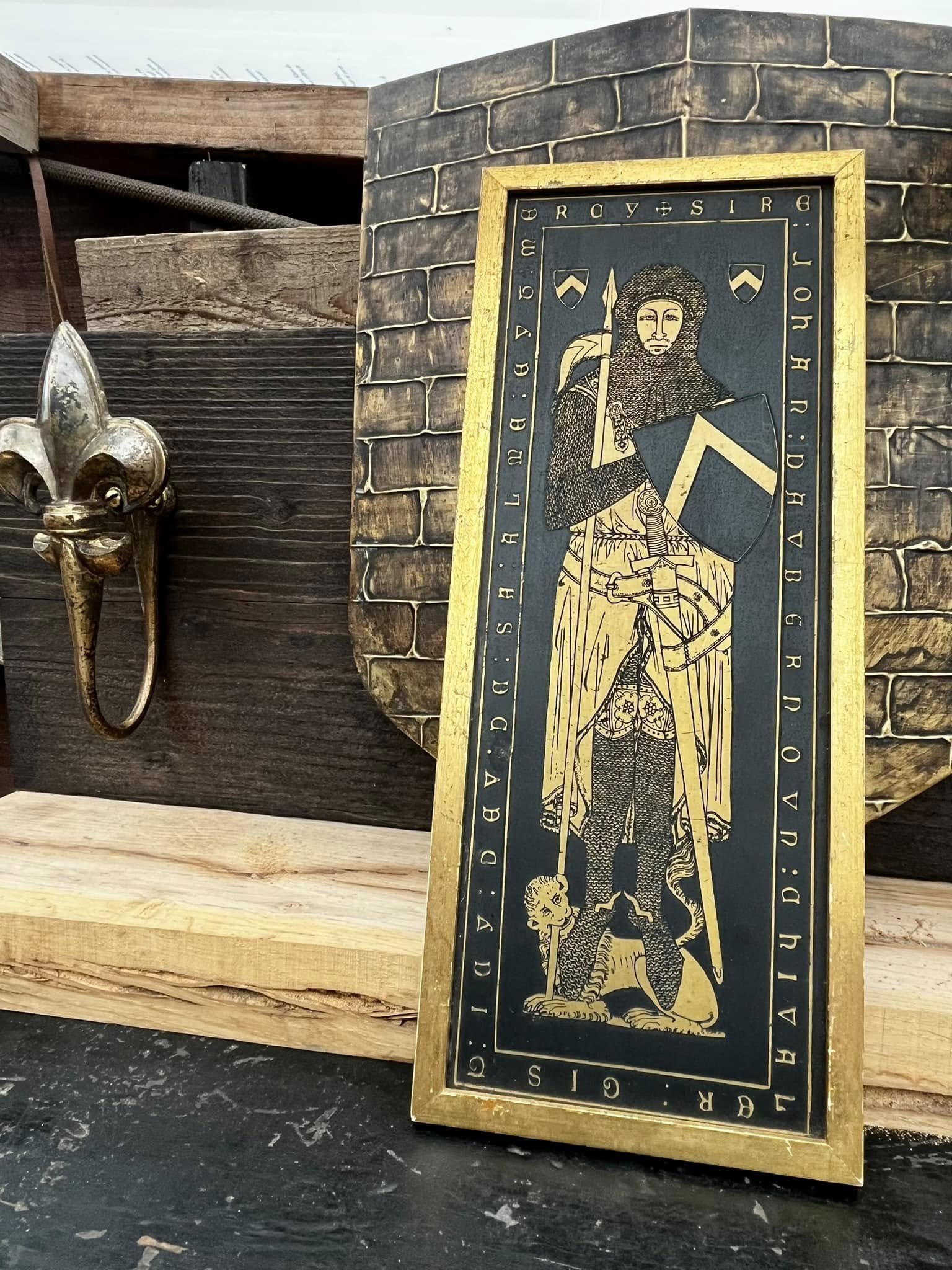 antique, collectible, medieval decor, vintage brass, knights templar, chivalry, symbolic antiques, order of the relics, the vault, curated collection, gothic interior, historical artifact, rare object