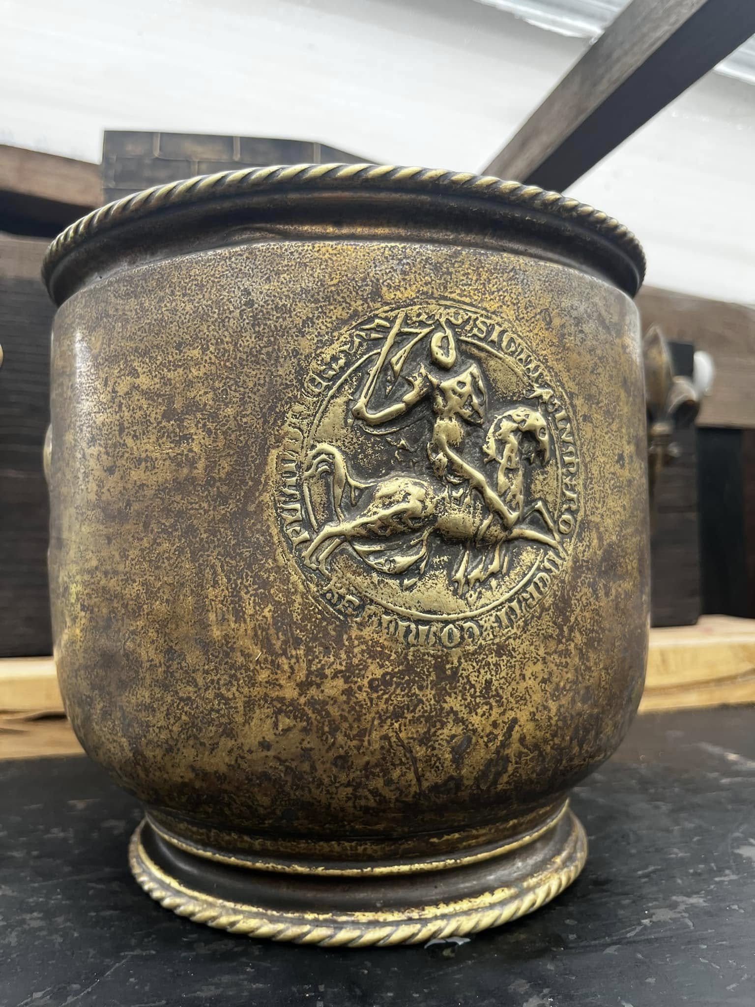 antique, collectible, medieval decor, vintage brass,