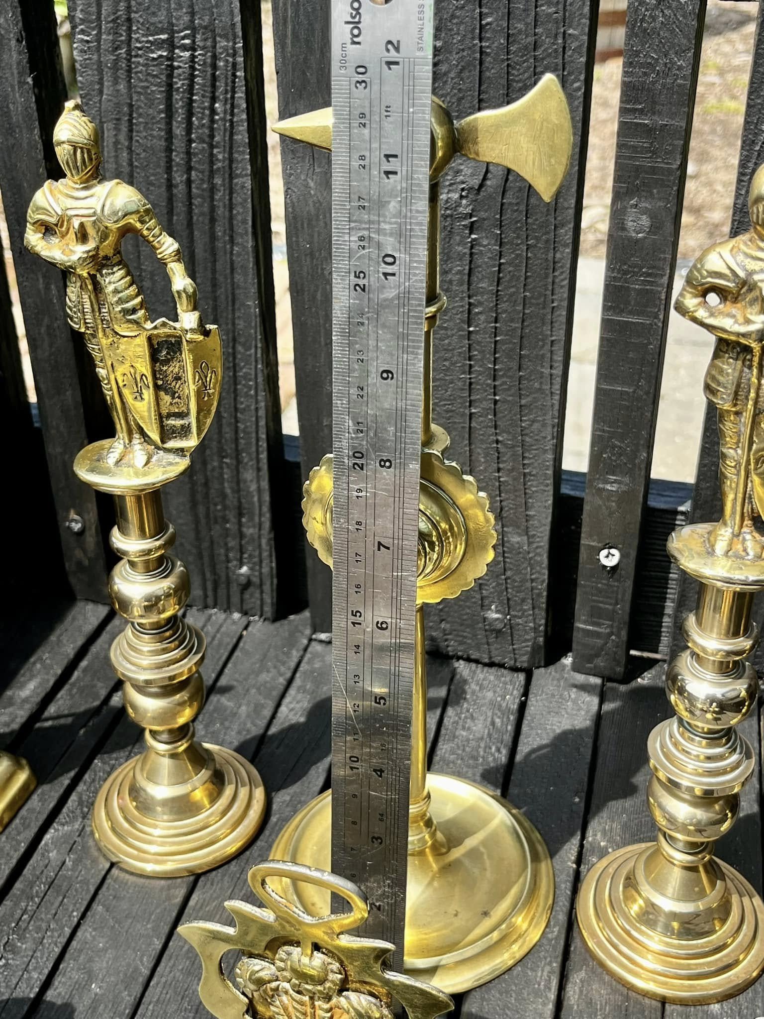 King Arthur Antique Roundtable Brass Knight
