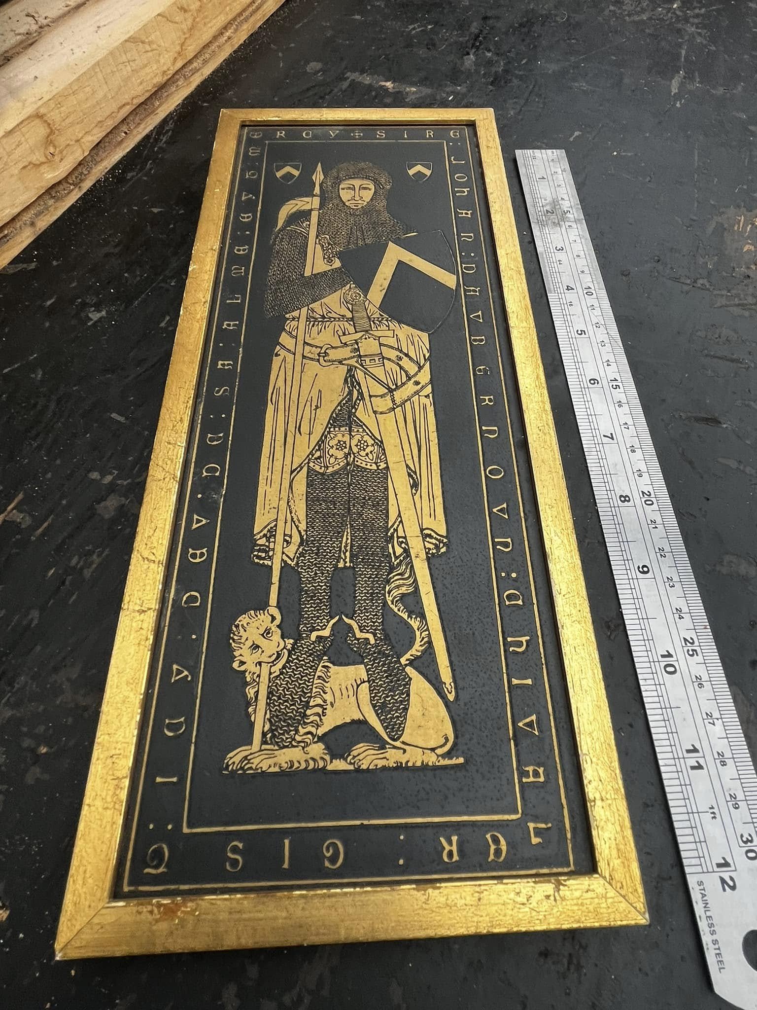 King Arthur Antique Roundtable Brass Knight Pagan Gothic Ritual