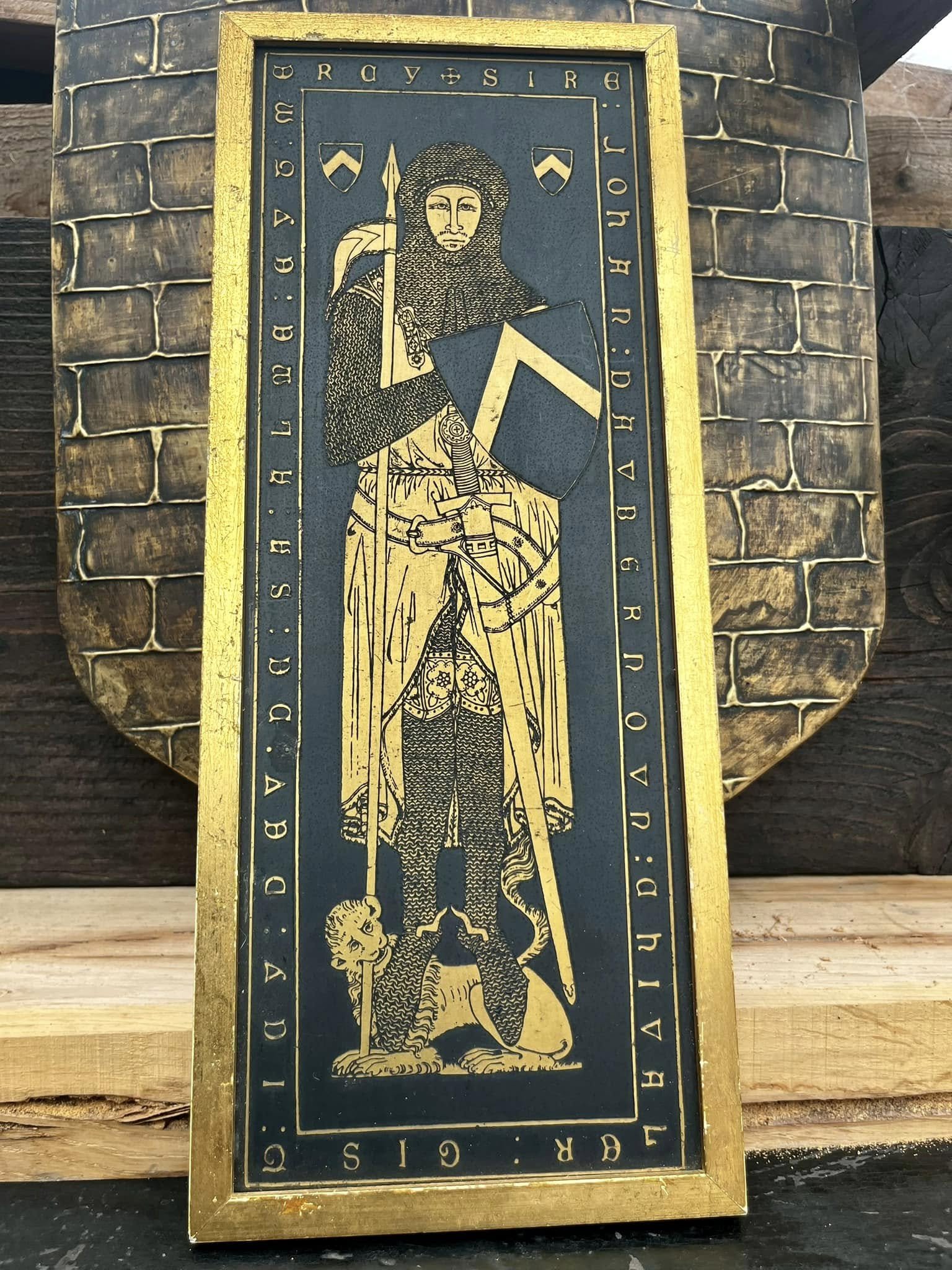 antique, collectible, medieval decor, vintage brass, knights templar, chivalry, symbolic antiques, order of the relics, the vault, curated collection, gothic interior, historical artifact, rare object