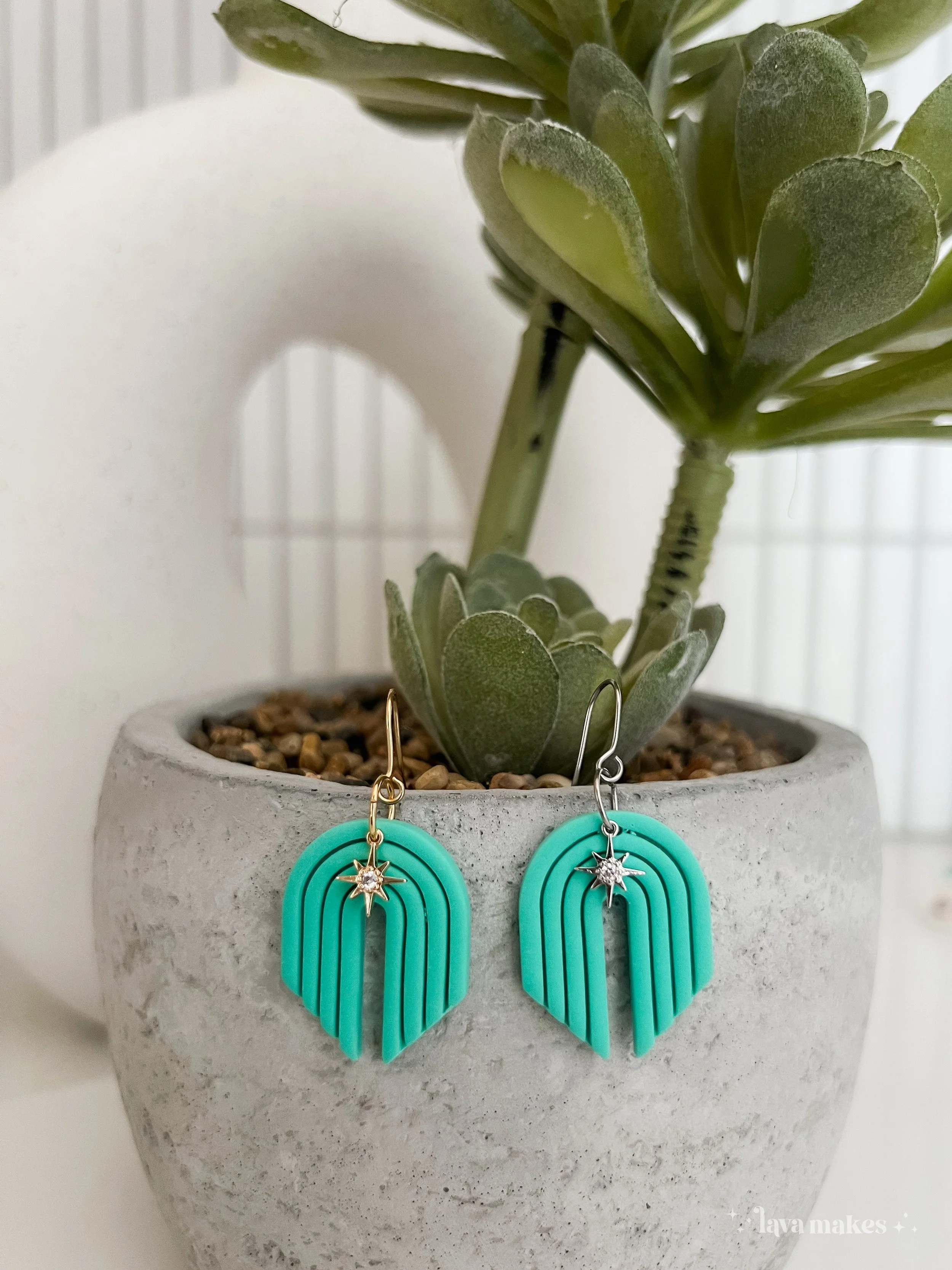 Lava-Makes-Polymer-Clay-Earrings-Rainbow-Arch-Earring-Lagoon-Star-Charm-2.2.jpg