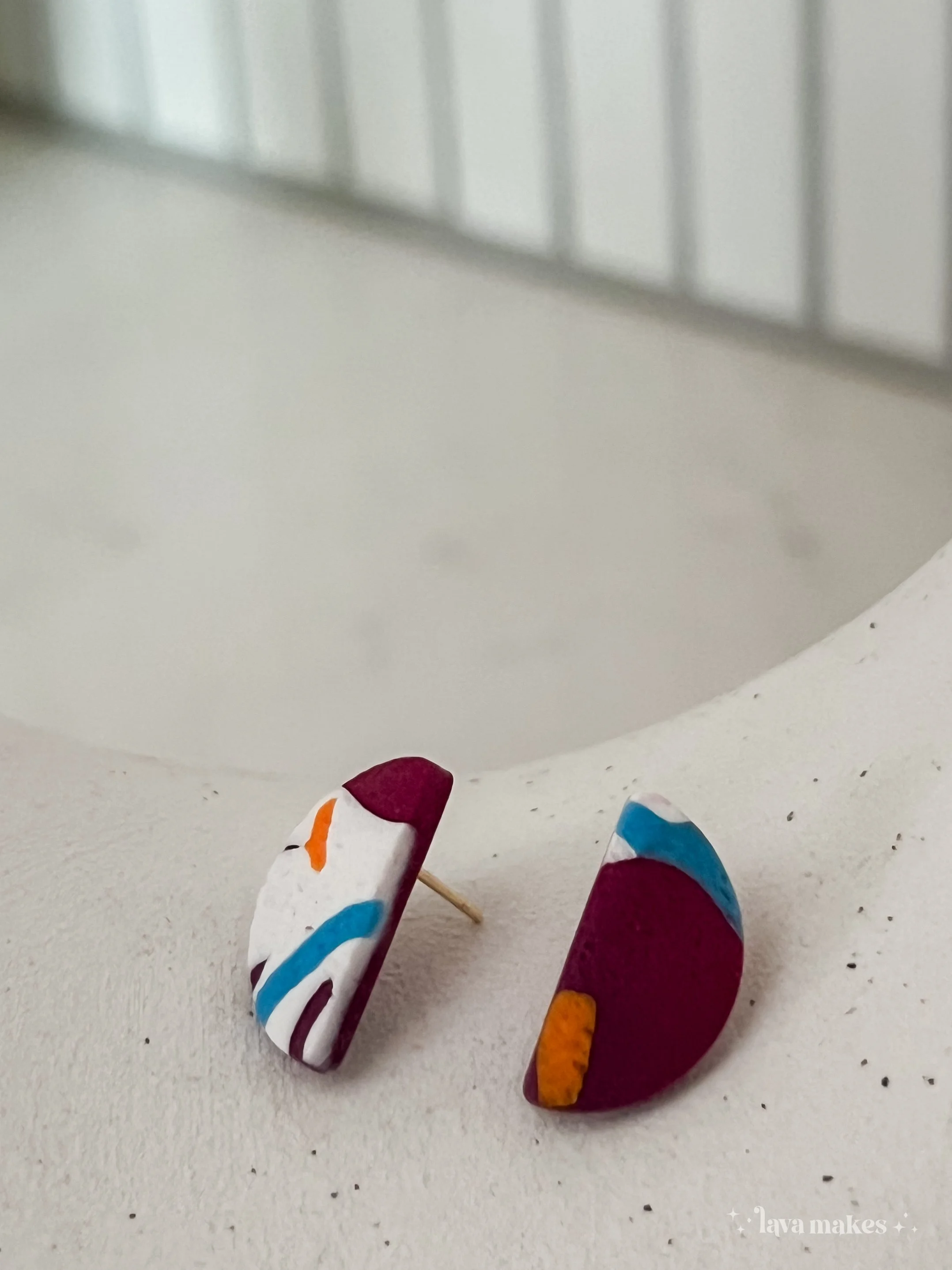 Lava-Makes-Polymer-Clay-Earrings-Half-Circle-Abstract-Print-Purple-2.5.jpg