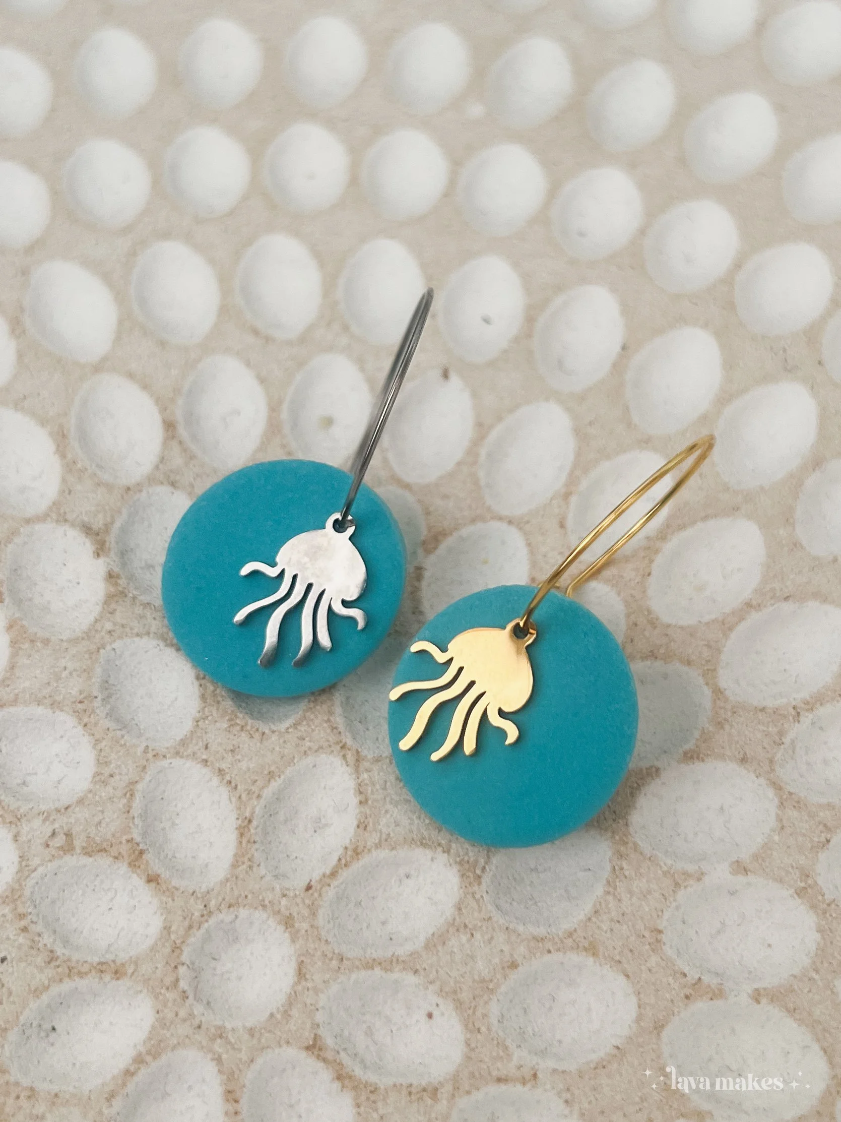 Lava-Makes-Polymer-Clay-Earrings-Circle-Hoop-Earring-DeepSky-Jellyfish-Charm-Silver-Gold-2.1.jpg