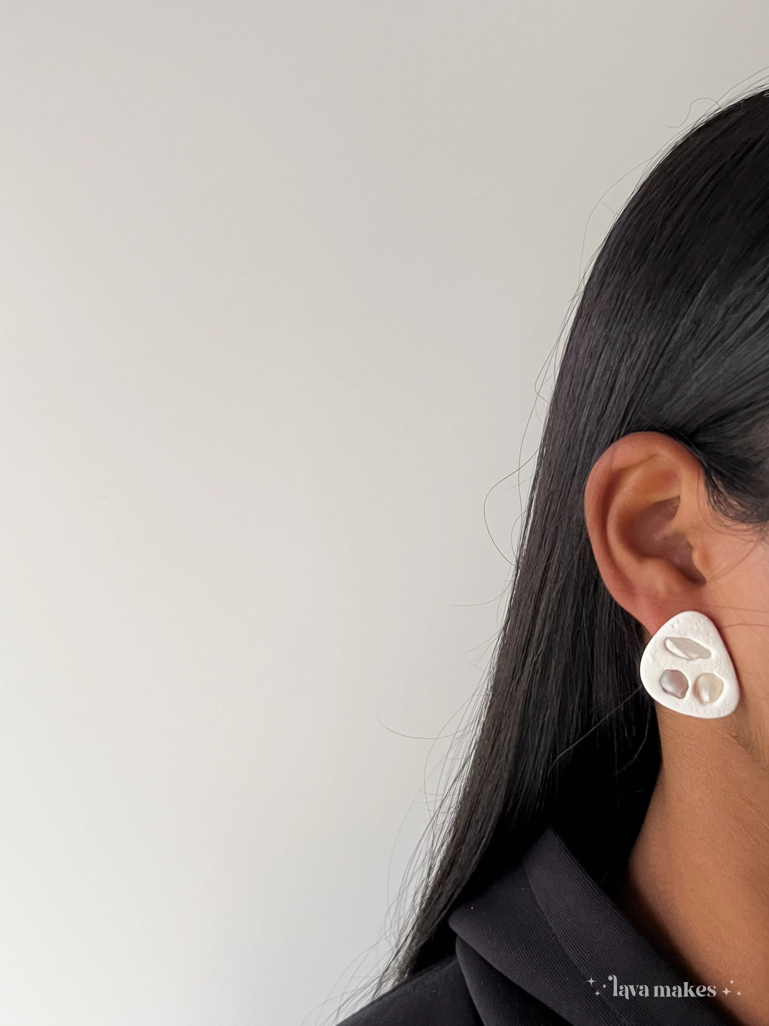 Lava-Makes-Polymer-Clay-Earrings-Abstract-Shaped-Stone-Texture-Studs-with-Shell-Pieces-3.jpg