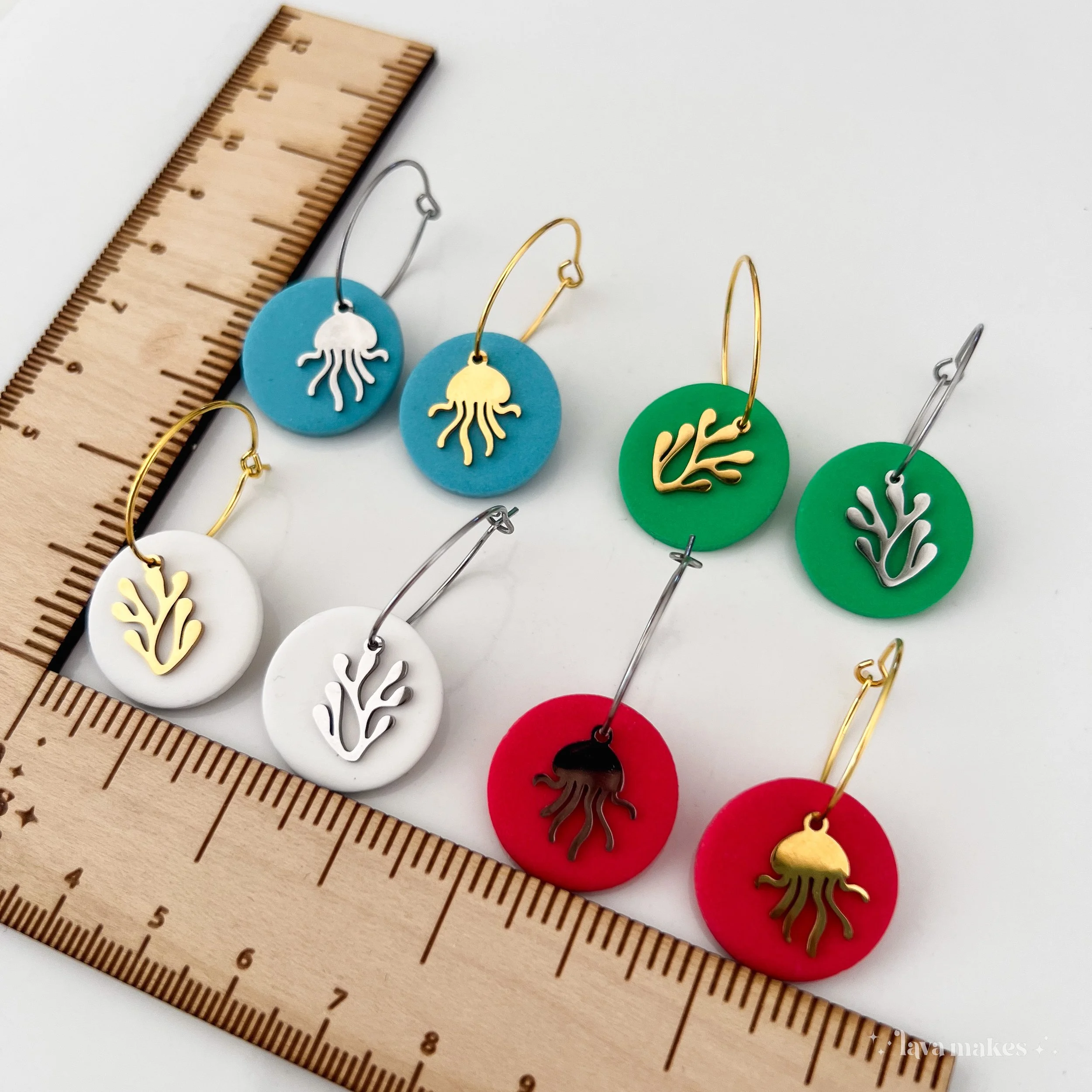 Lava-Makes-Polymer-Clay-Earrings-Circle-Hoop-Earring-Grapefruit-Jellyfish-Coral-Charm-Silver-Gold-2.2.3.jpg (Copy)
