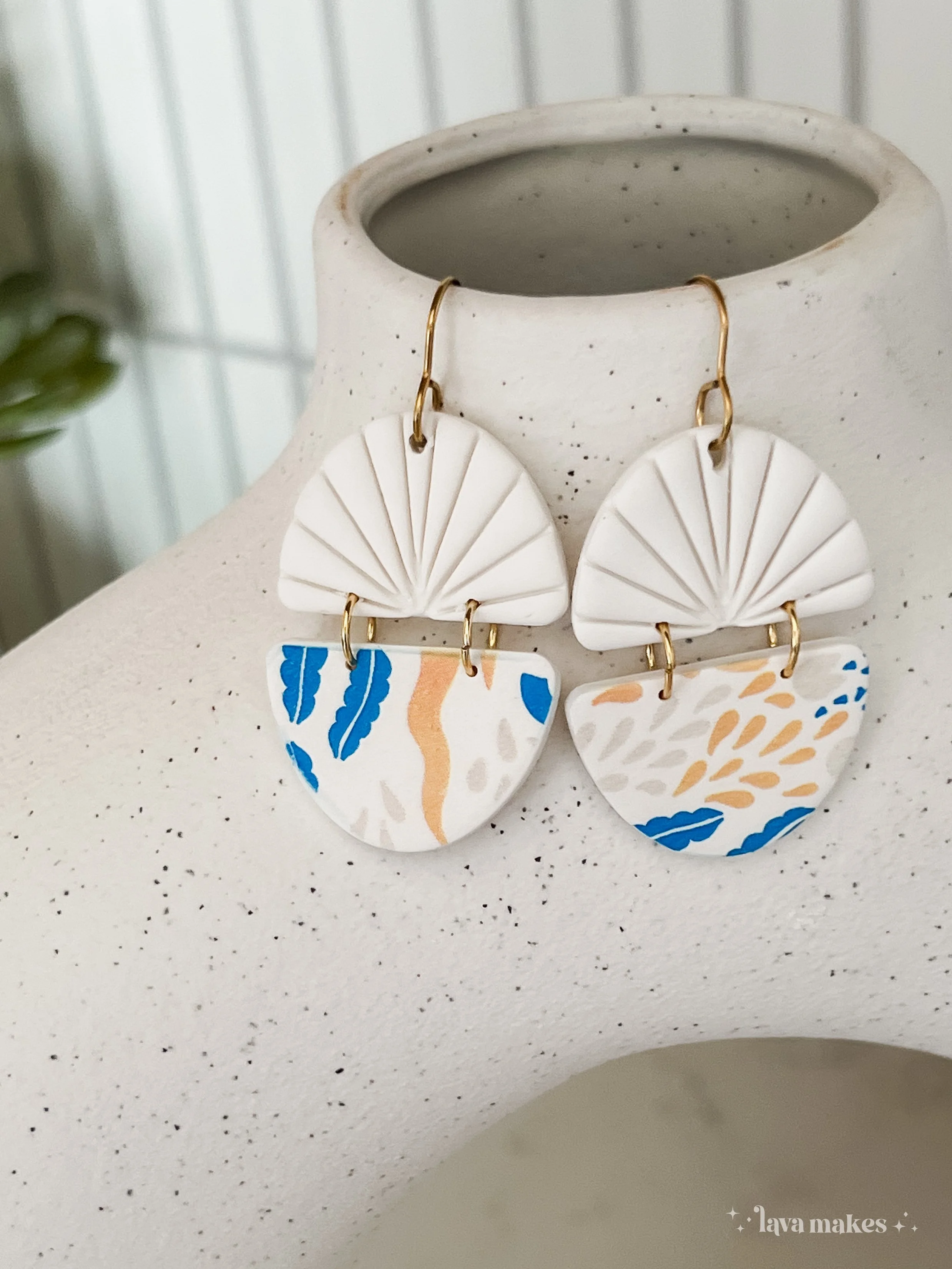 Lava-Makes-Polymer-Clay-Earrings-Soft-Geo-Dangles-White-Blue-Yellow-2.5.jpg