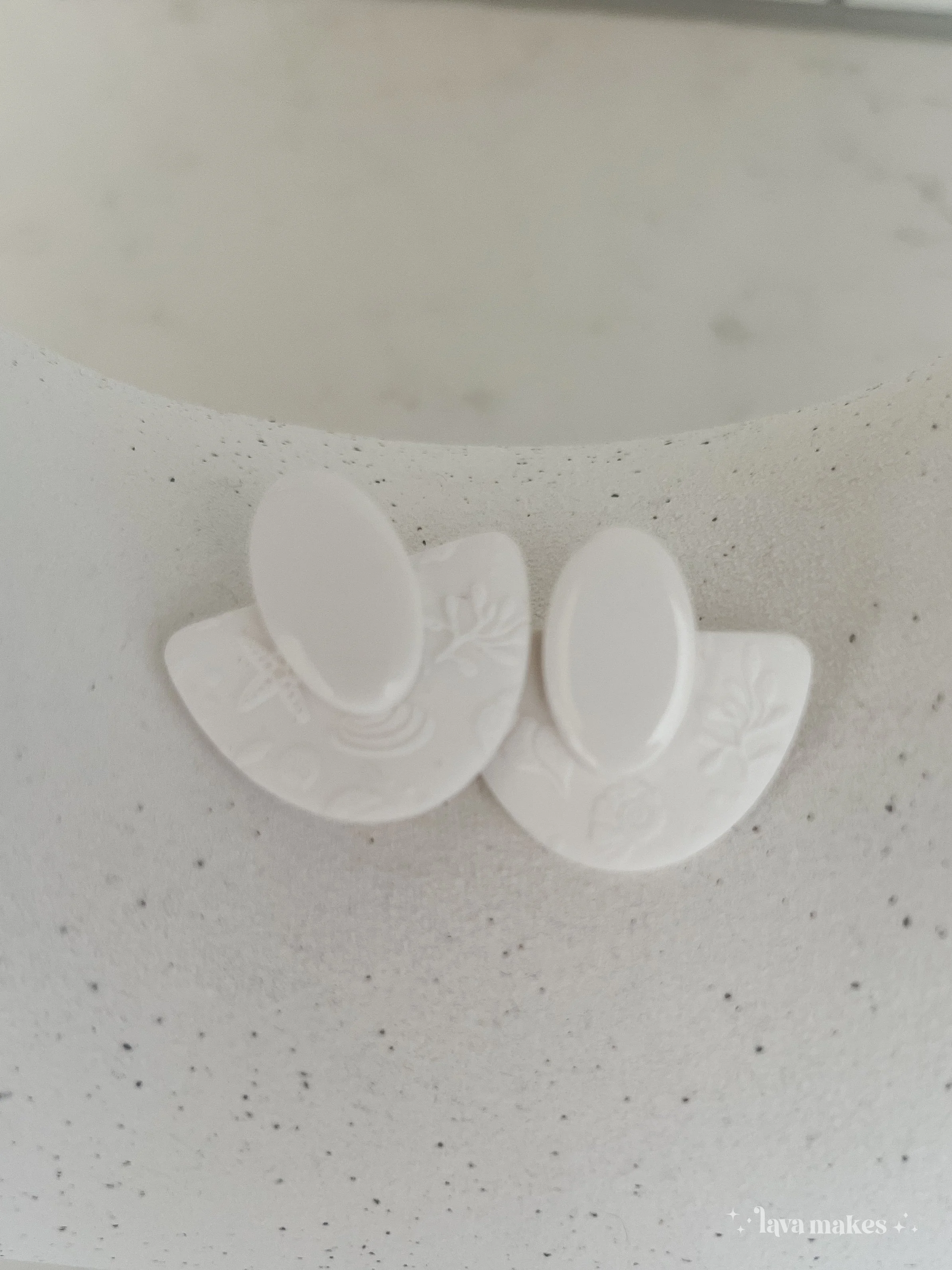 Lava-Makes-Polymer-Clay-Earrings-Soft-Geo-Semi-Circle-Oval-Studs-Textured-Resin-Gloss-White-2.7.jpg
