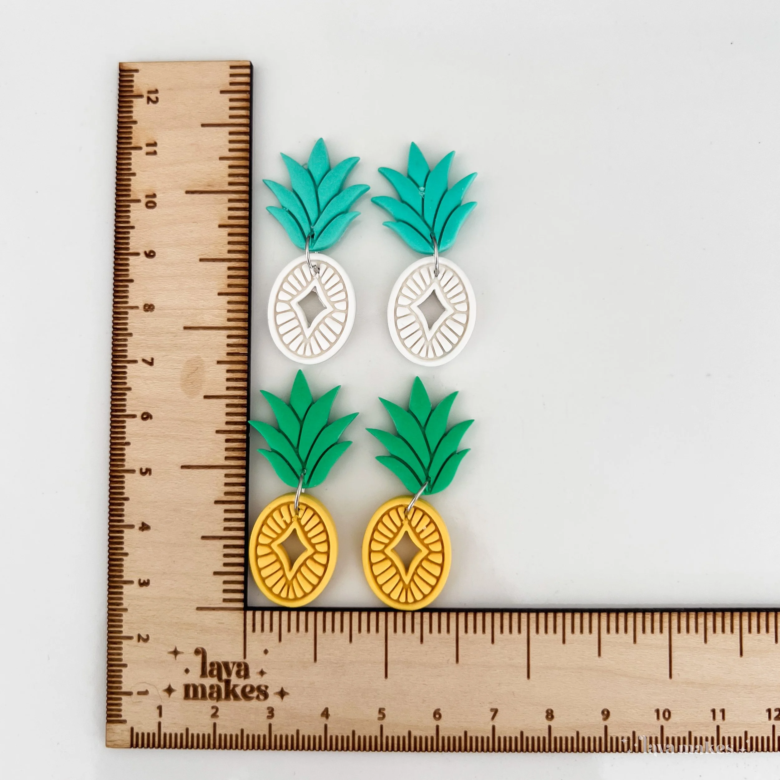 Lava-Makes-Polymer-Clay-Earrings-Abstract-Sunshine-Forest-Pineapple-White-2.2.jpg (Copy)