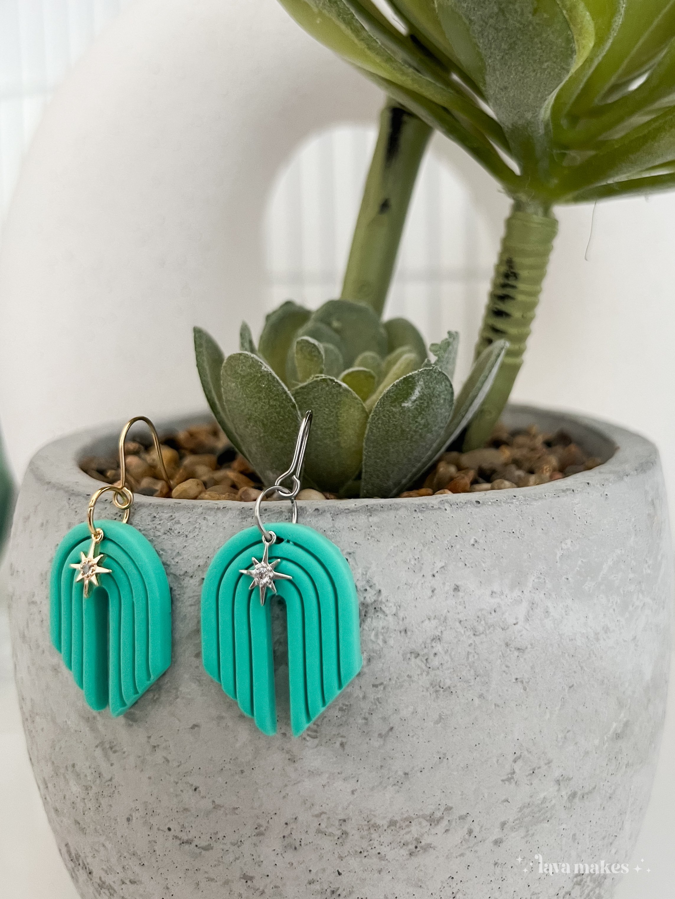Lava-Makes-Polymer-Clay-Earrings-Rainbow-Arch-Earring-Lagoon-Star-Charm-2.1.jpg