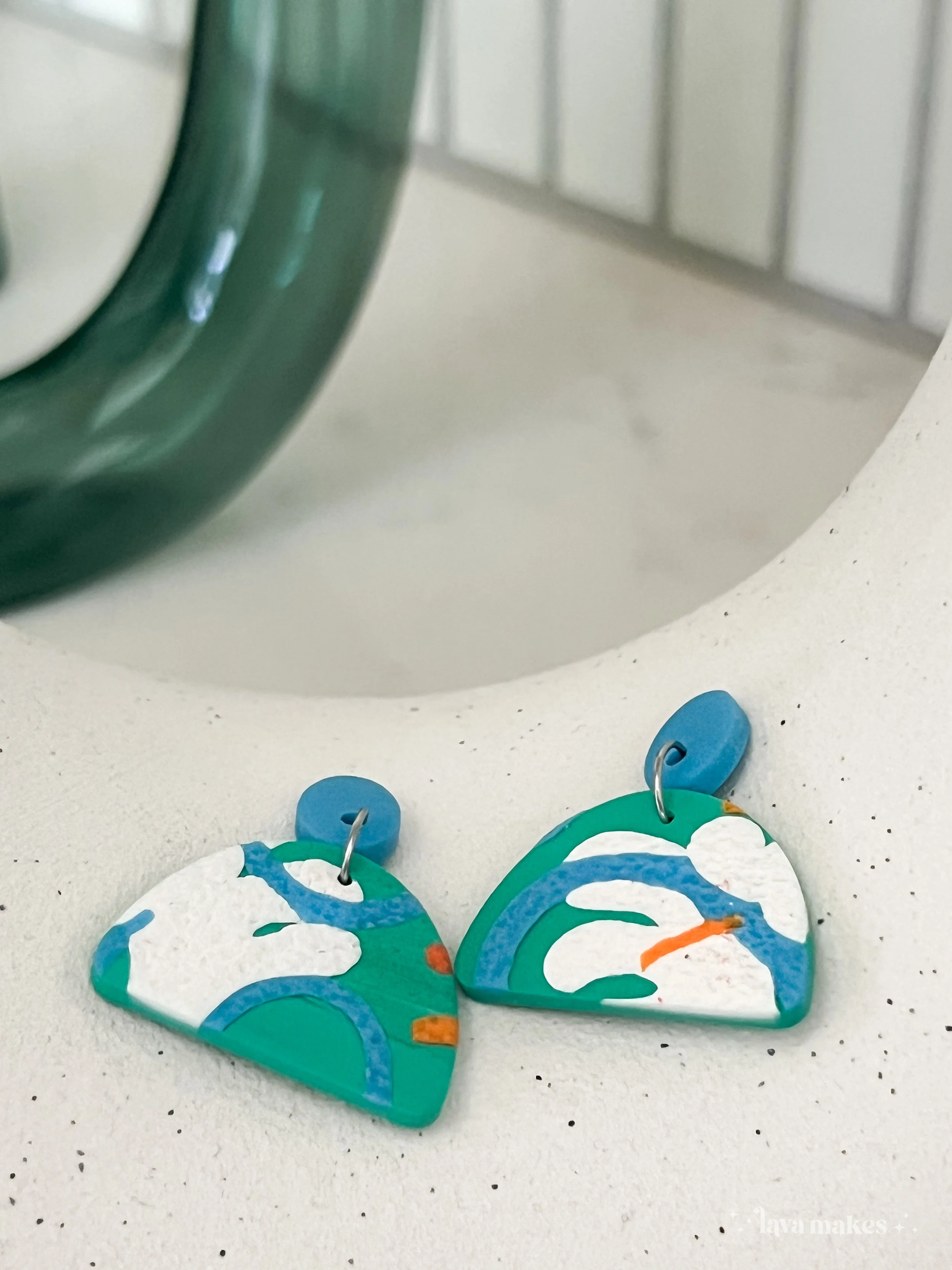 Lava-Makes-Polymer-Clay-Earrings-Semi-Circle-and-Oval-Abstract-Print-Lagoon-White-DeepSky-2.5.jpg
