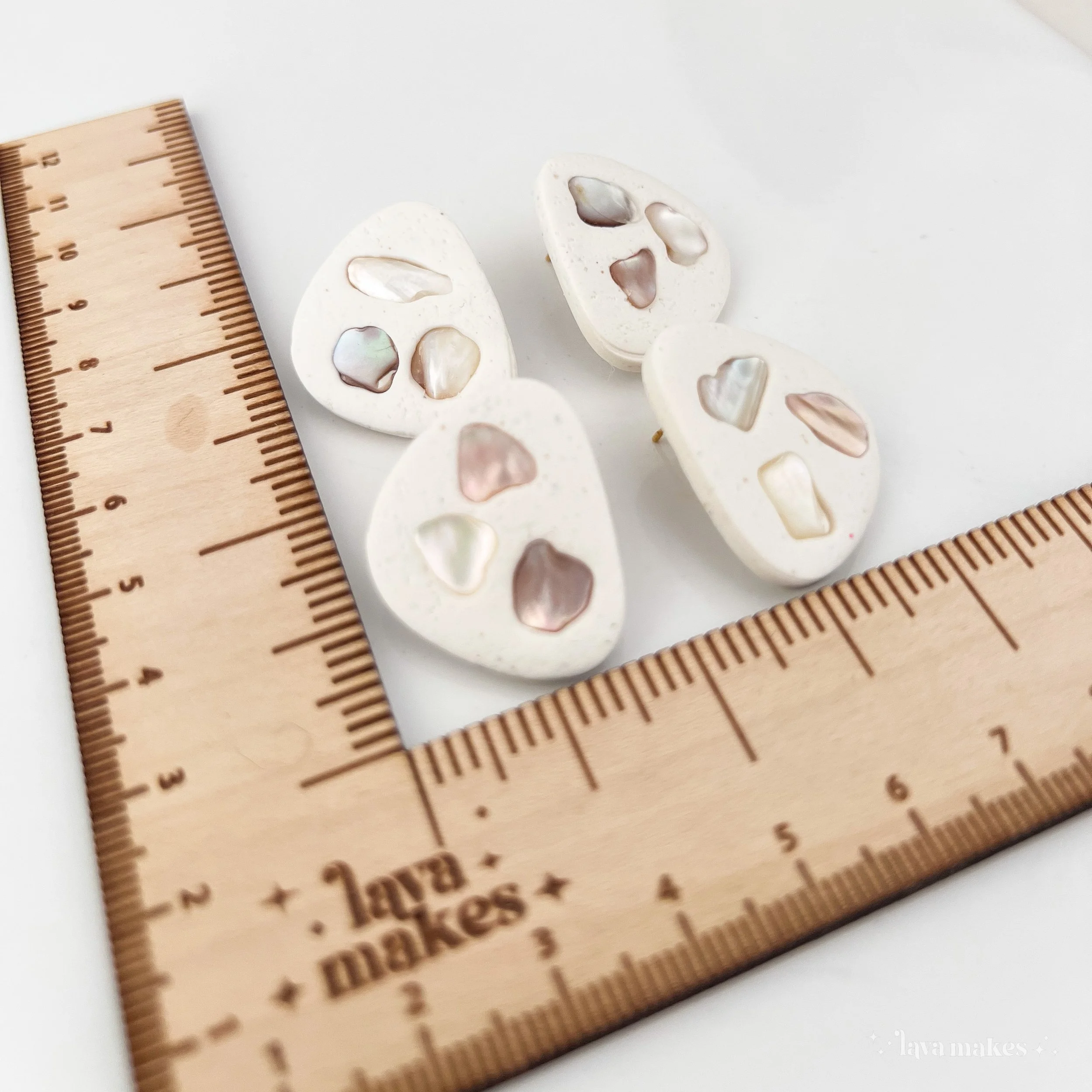 Lava-Makes-Polymer-Clay-Earrings-Abstract-Shaped-Stone-Texture-Studs-with-Shell-Pieces-2.3.jpg