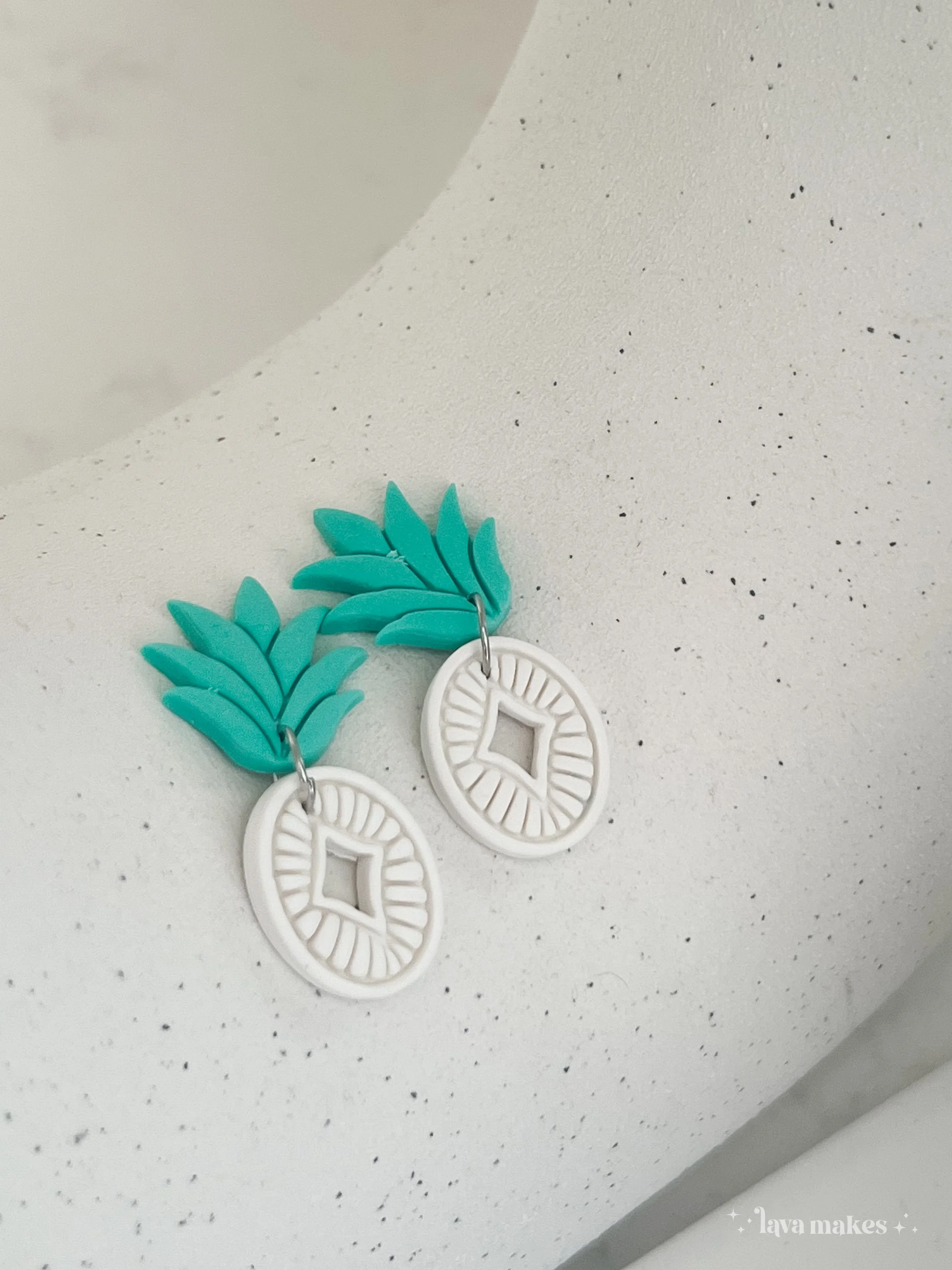 Lava-Makes-Polymer-Clay-Earrings-Abstract-Pineapple-Lagoon-White-2.2.jpg