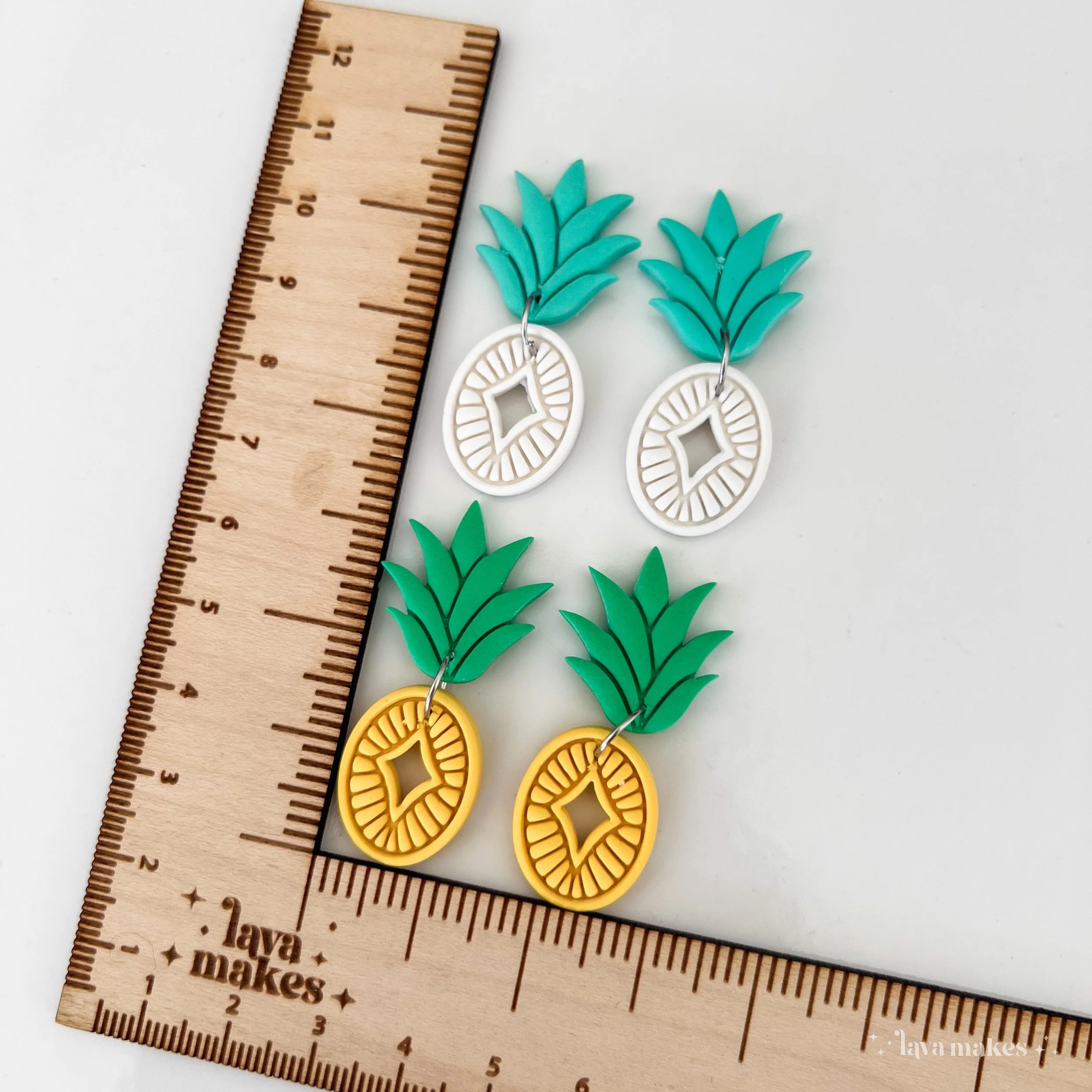 Lava-Makes-Polymer-Clay-Earrings-Abstract-Sunshine-Forest-Pineapple-White-2.3.jpg (Copy)