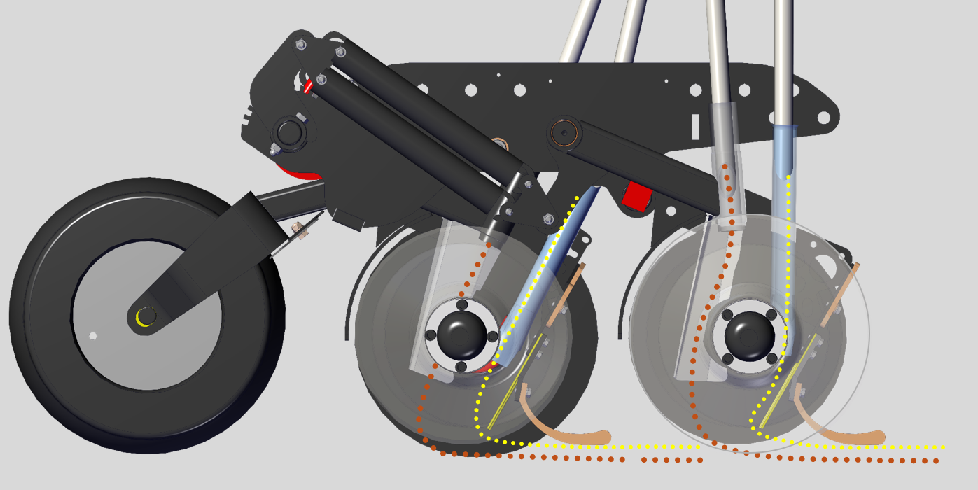 Nova Combi Disc Coulter CAD drawing