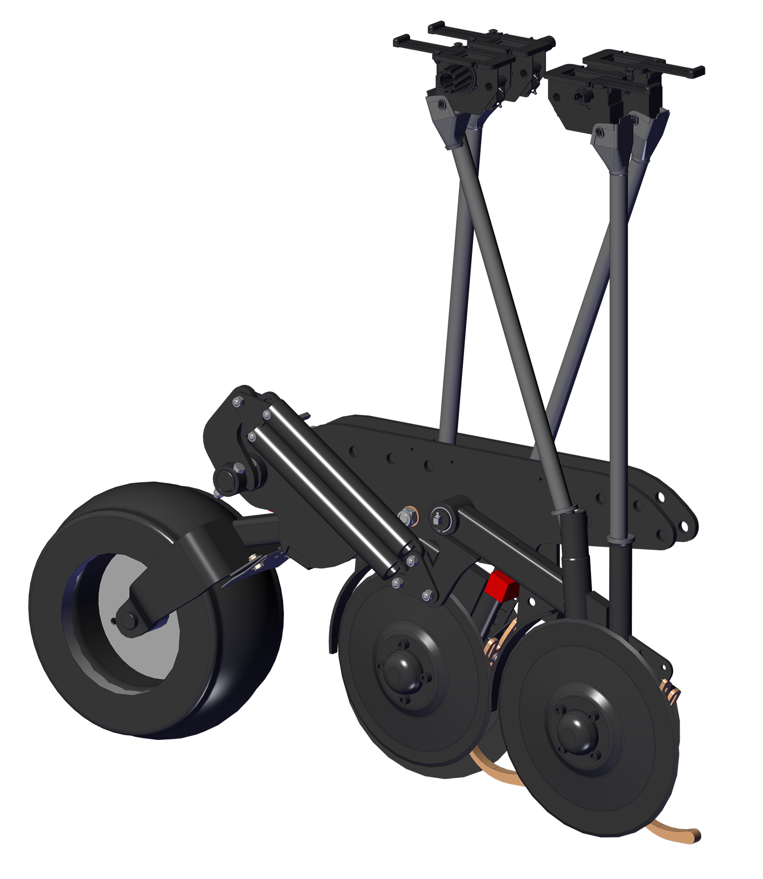 Nova Combi Metering roller to disc coulter cad drawing