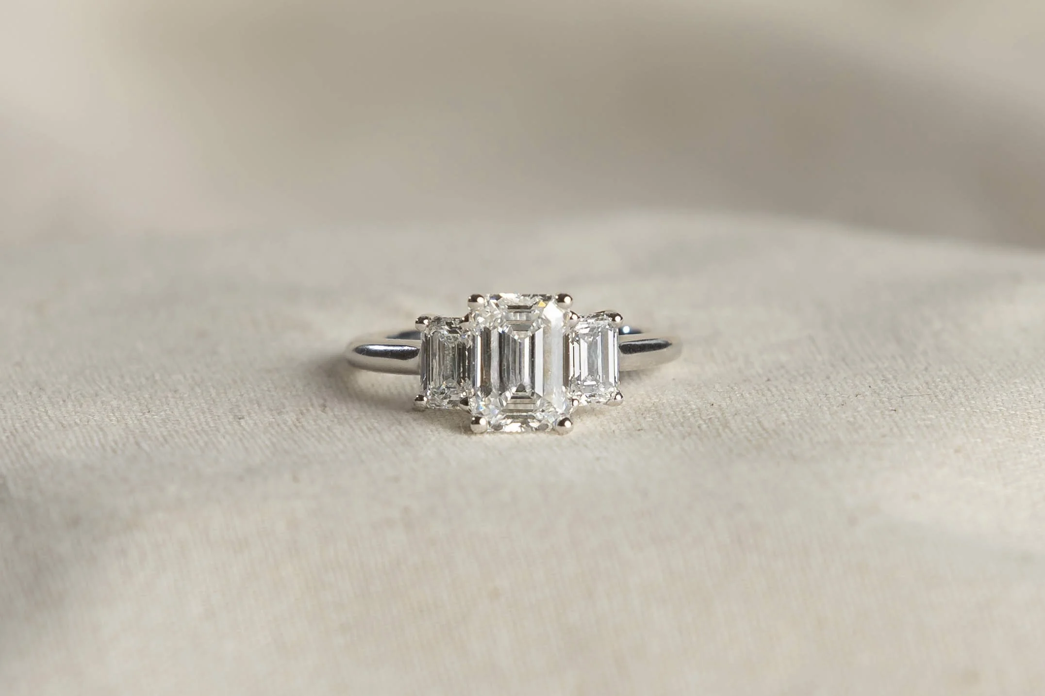 Stock Ring - 3 ct Trilogy