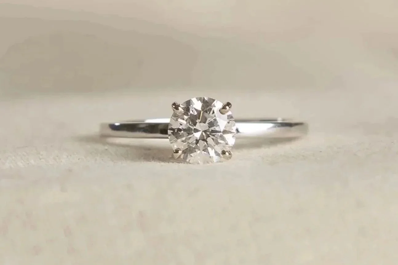 Stock Ring - 1.0 ct Brilliant cut Round