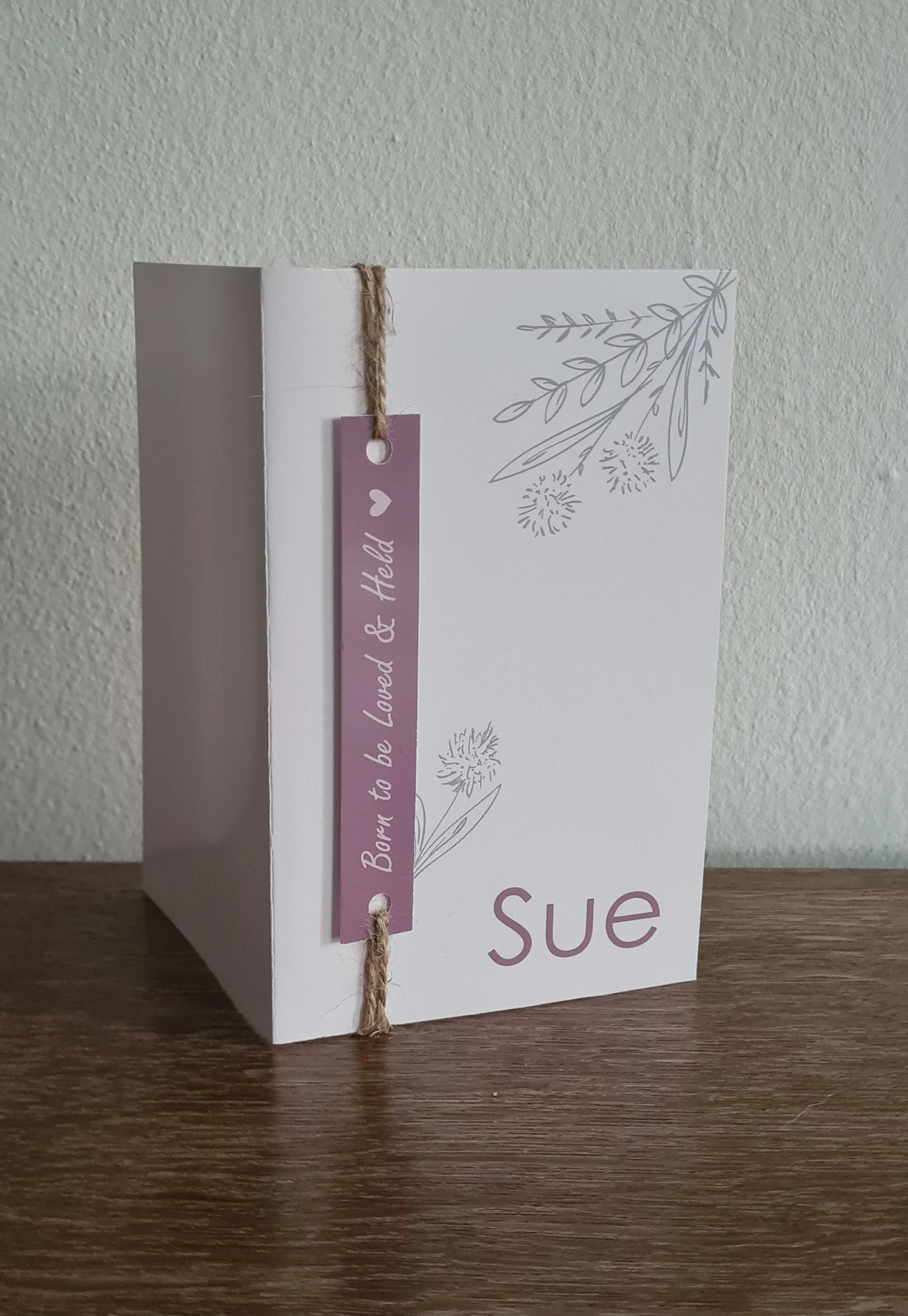 geboortekaart sue
