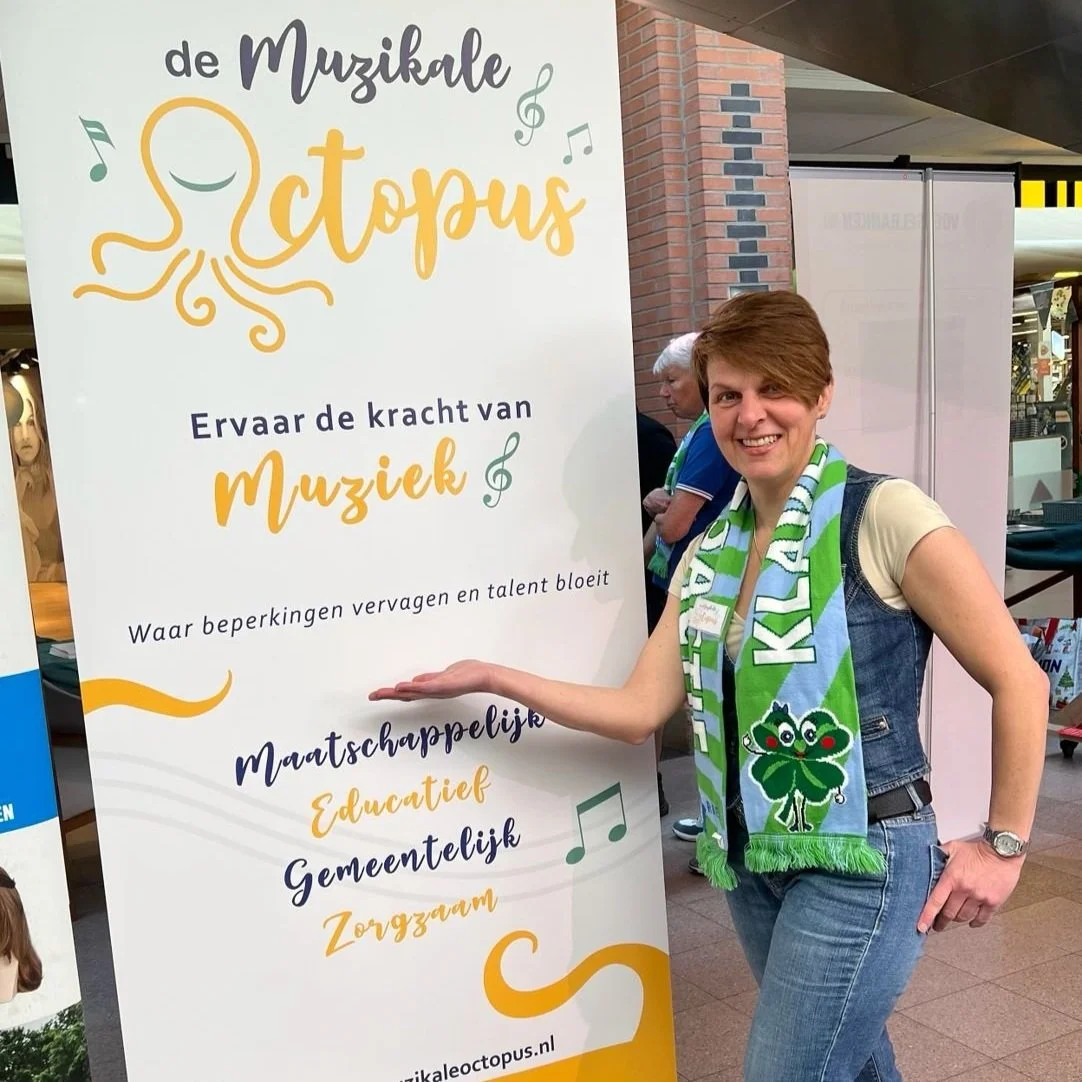 roll-up banner muzikale octopus