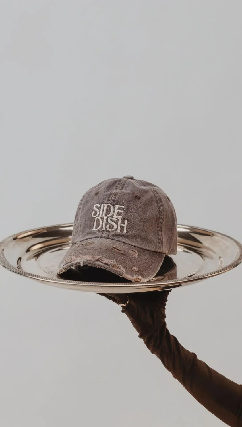 Side Dish Distressed Cap - Chocolate (Limited Edition)