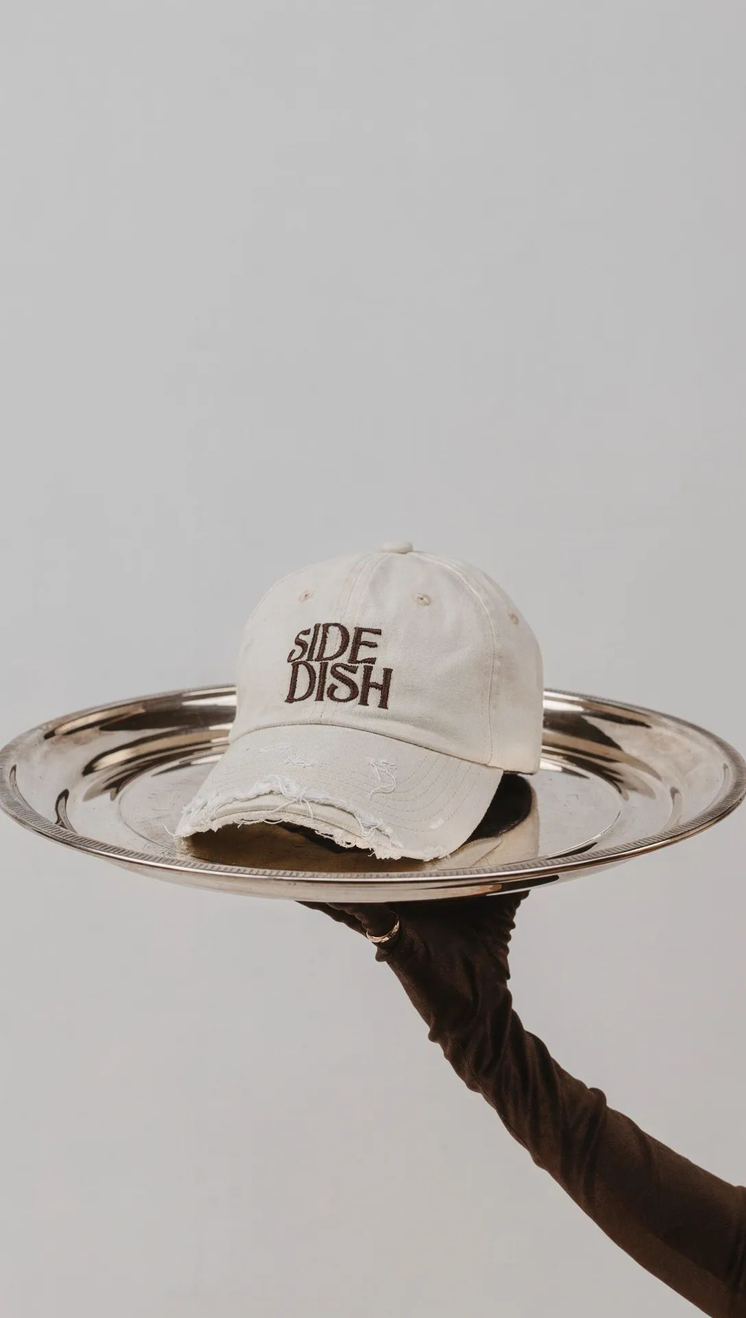 Side Dish Distressed Cap - Cream (Limited Edition)
