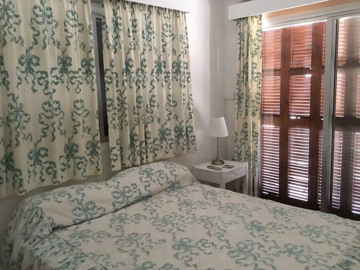 Villa bedroom with king-size bed