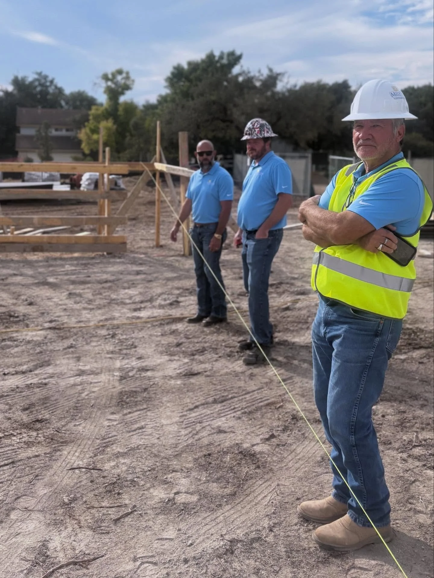 Say hello to Richard, Joe, and Ken, the ultimate project managers at The Overlook at Westlake! 🔨🦺