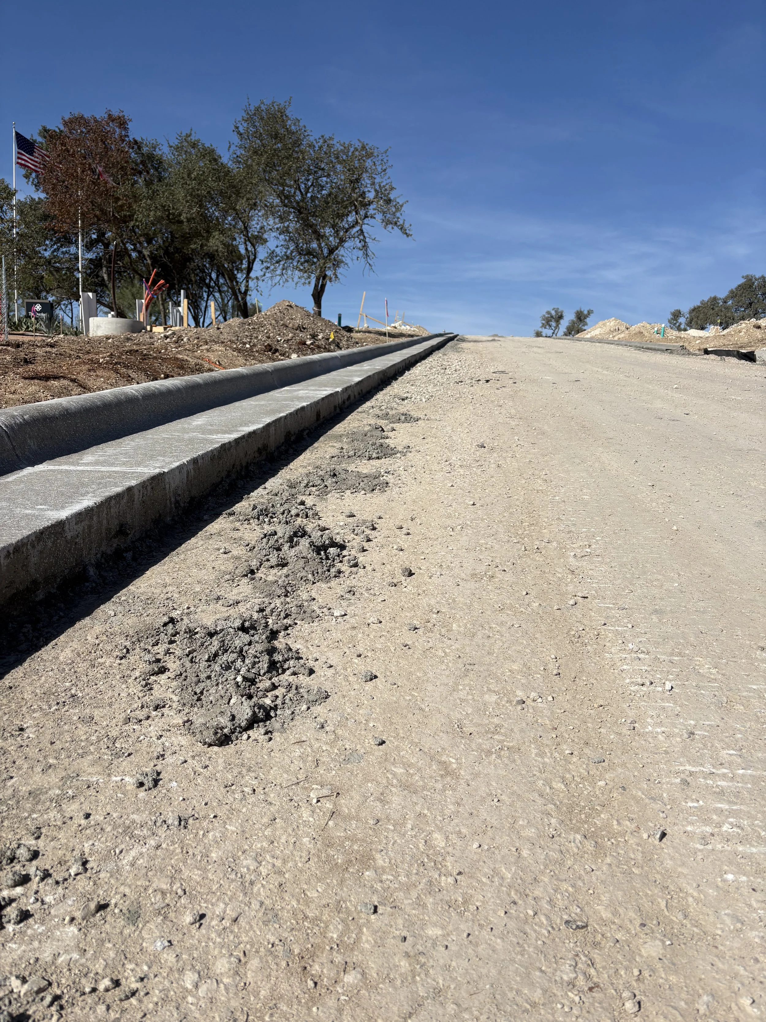       
  
     12.21.25   The lower cul-de-sac is really coming together - roads are graded, utilities are being stubbed in, and the first lots are taking shape. The coming neighborhood feel is tangible.   


  
 #block-72fe817a6aefb7a67346 {
    
  