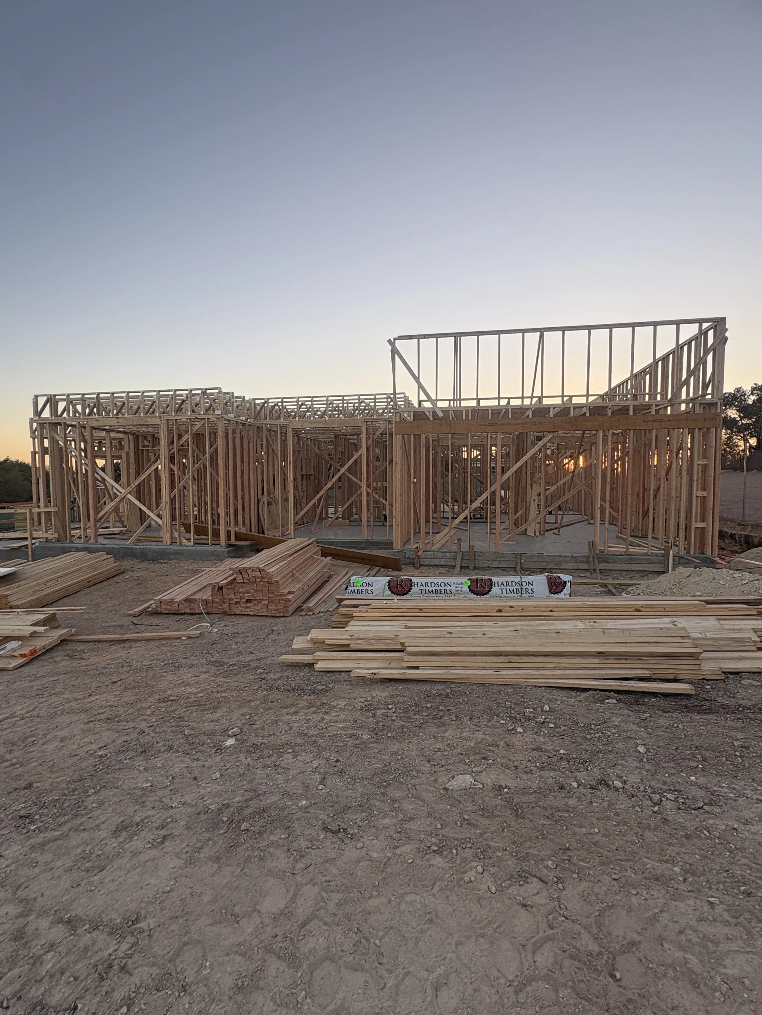      

 
    10.25.25     Big milestone:  second-story trusses installed. The Show Home is rising beautifully.  
 




















  
  



     
